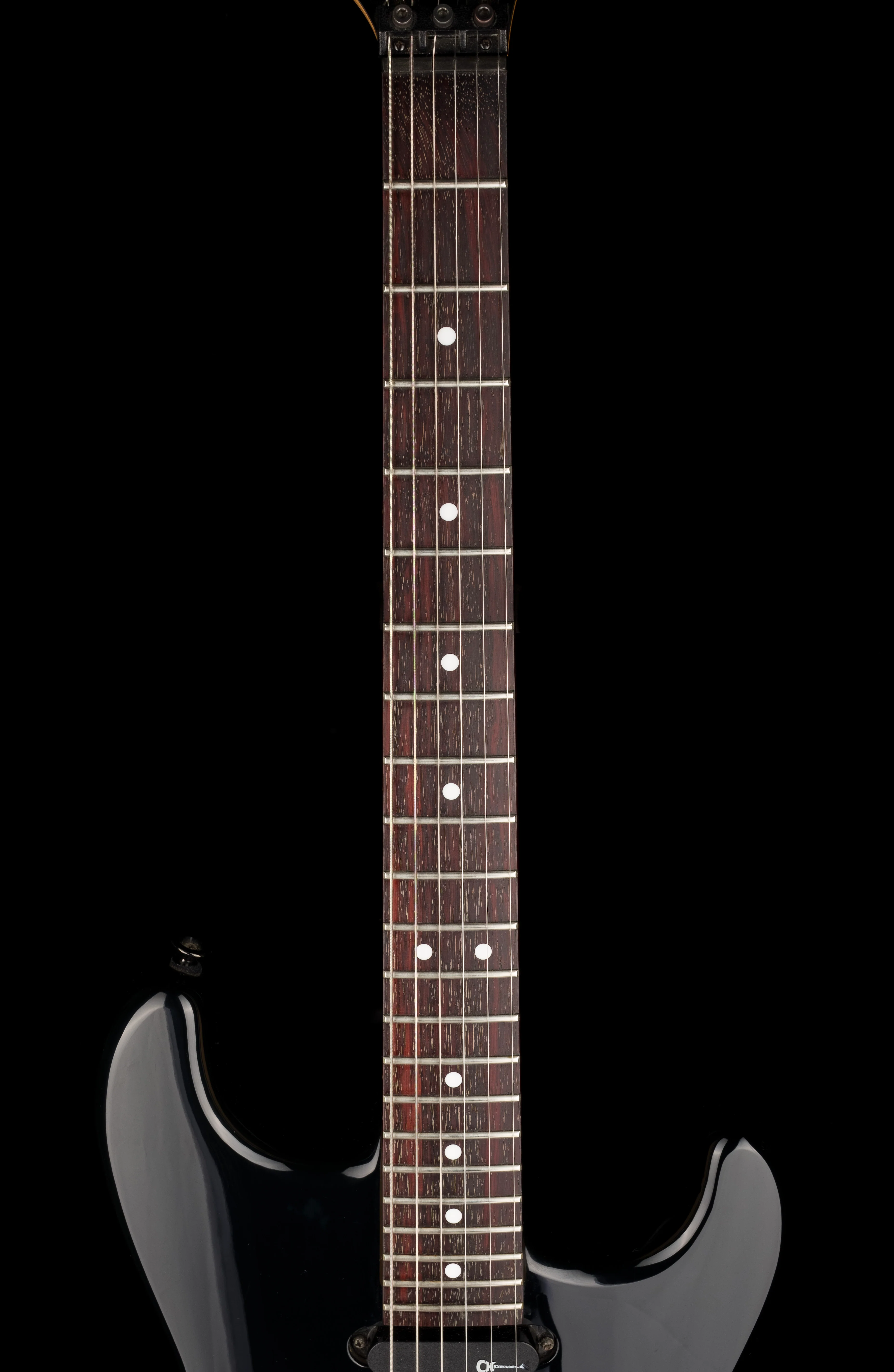 Used Charvel Charvette HSS Black Made in Japan with OHSC - Image 11