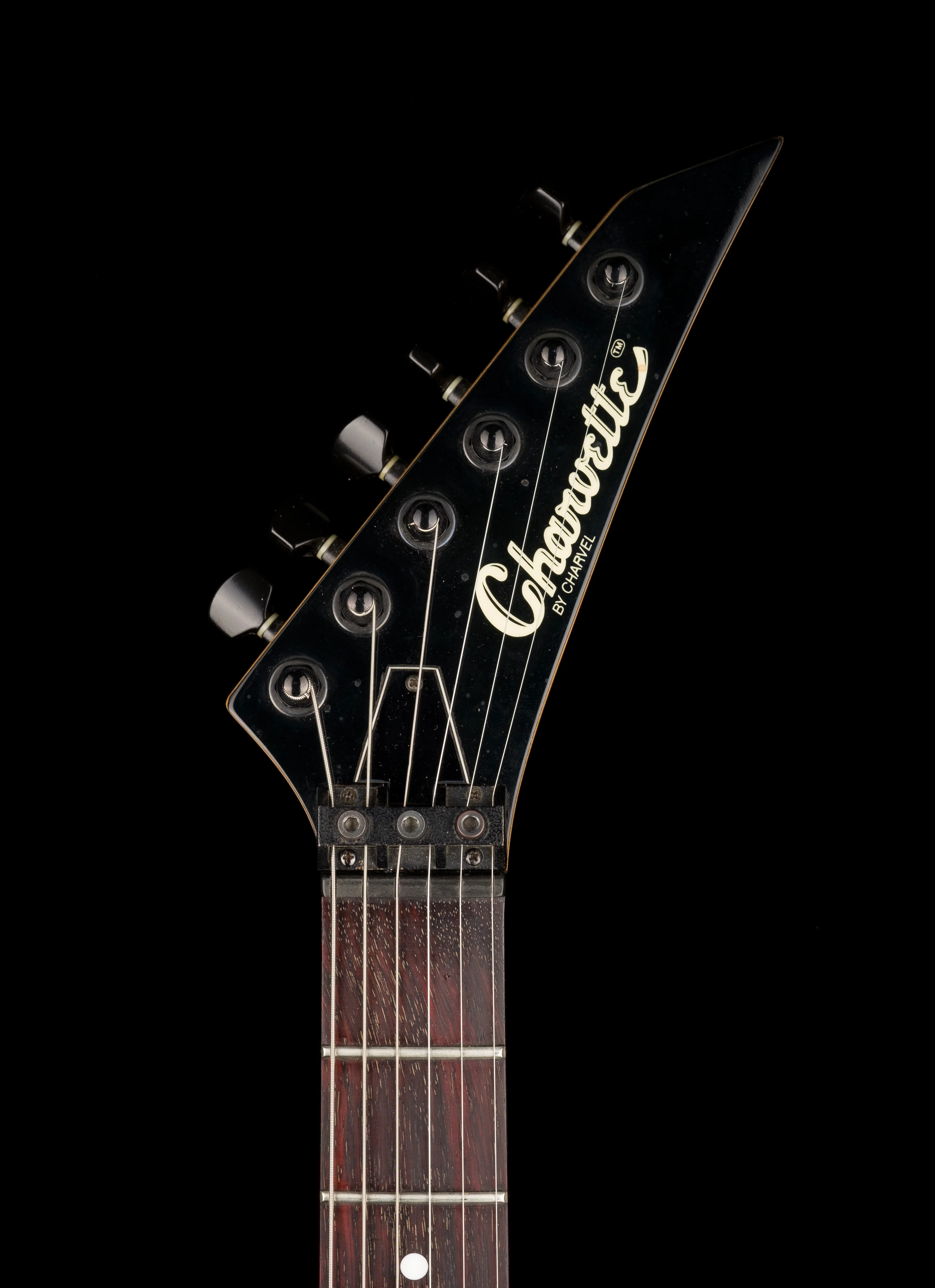 Used Charvel Charvette HSS Black Made in Japan with OHSC - Image 12