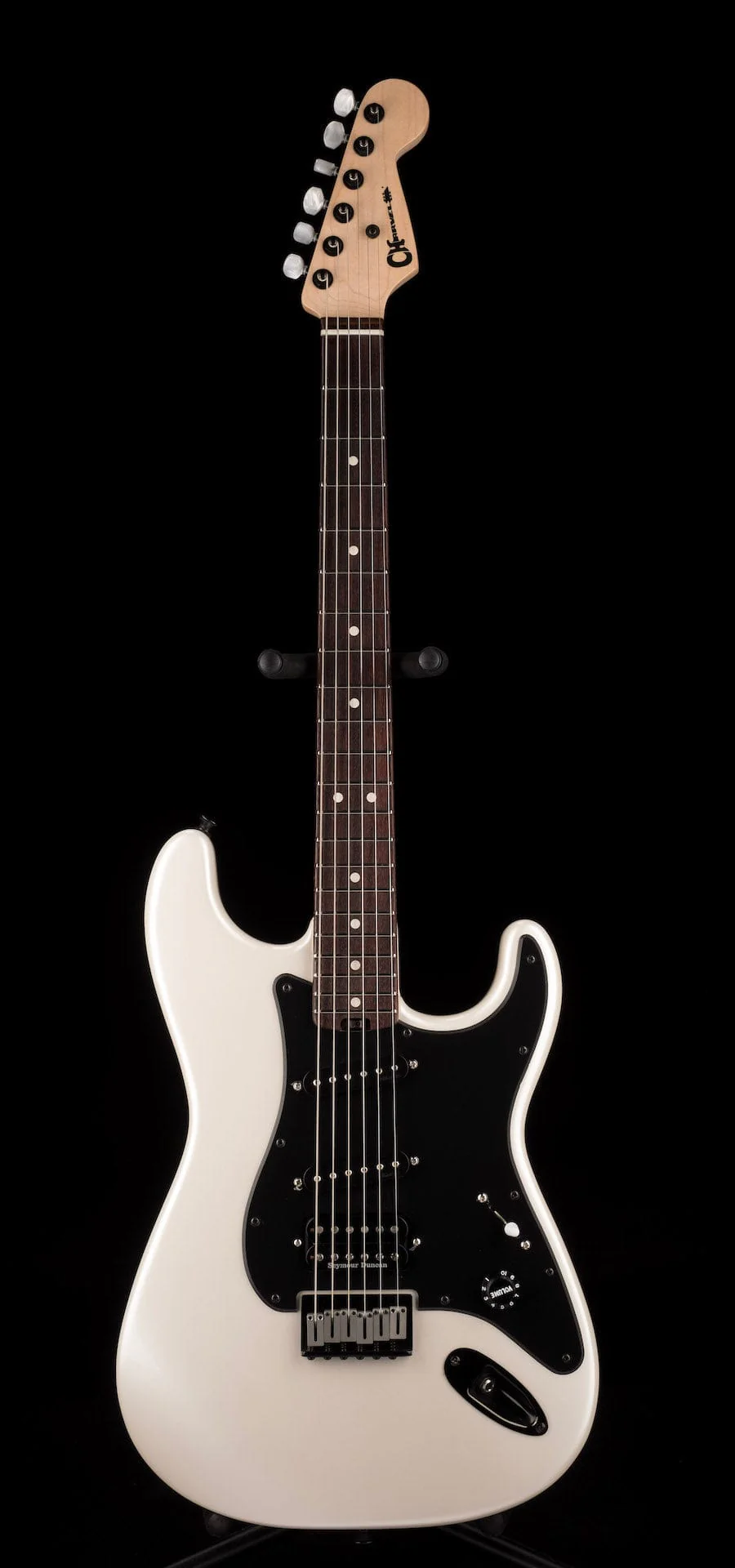Used Charvel Jake E Lee Signature Pro-Mod So-Cal Style 1 HSS HT Pearl White - Image 2
