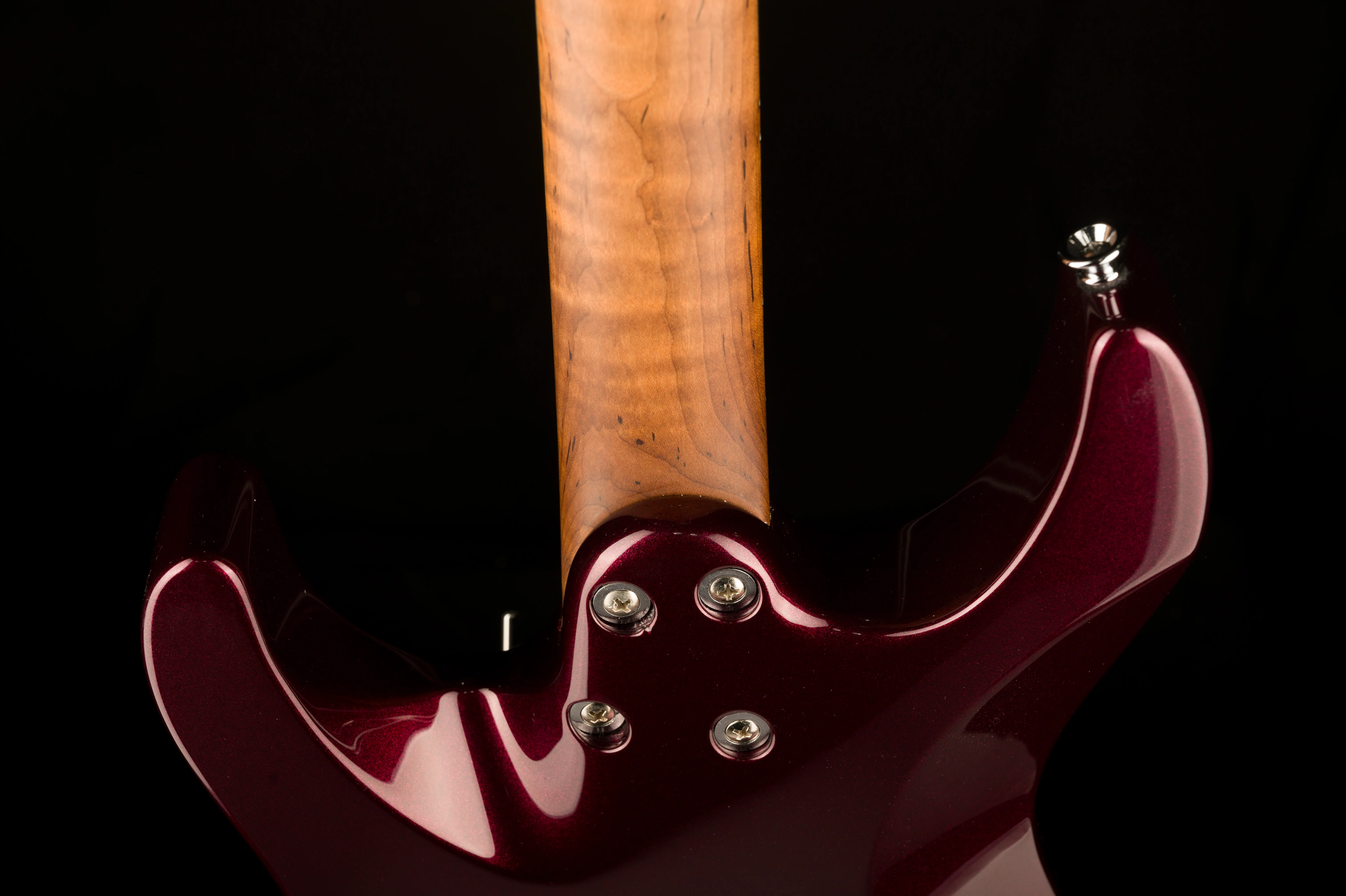 Used Charvel USA Select DK24 HH 2PT CM Caramelized Flame Oxblood With Case - Image 15