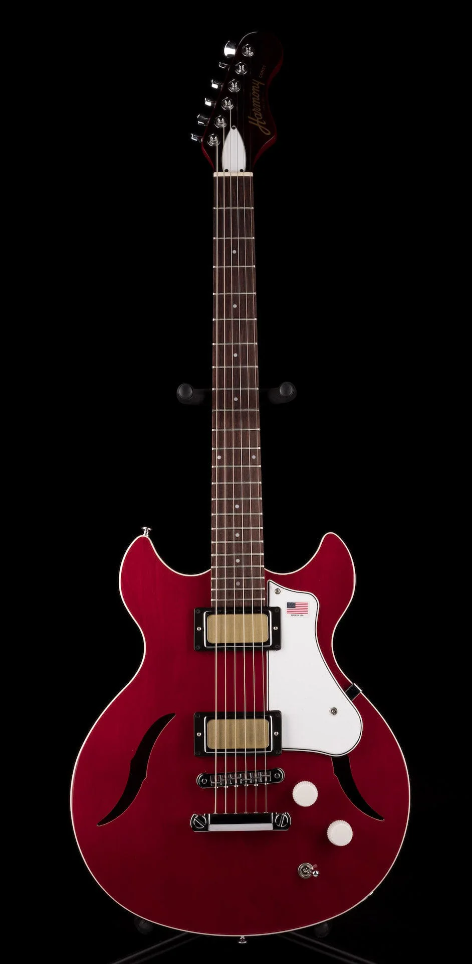 Used Harmony Standard Comet Trans Red with Mono Case - Image 2