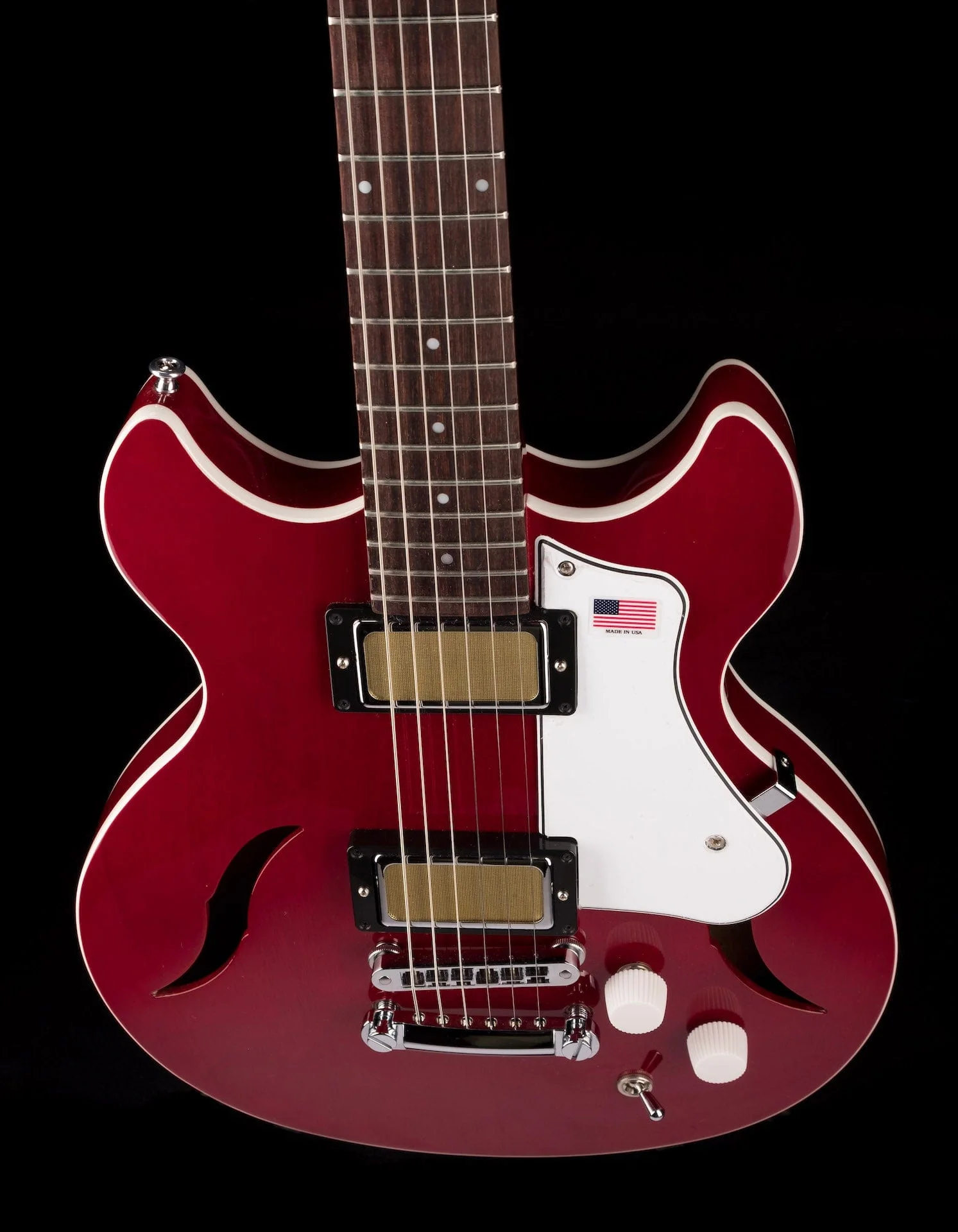 Used Harmony Standard Comet Trans Red with Mono Case - Image 4