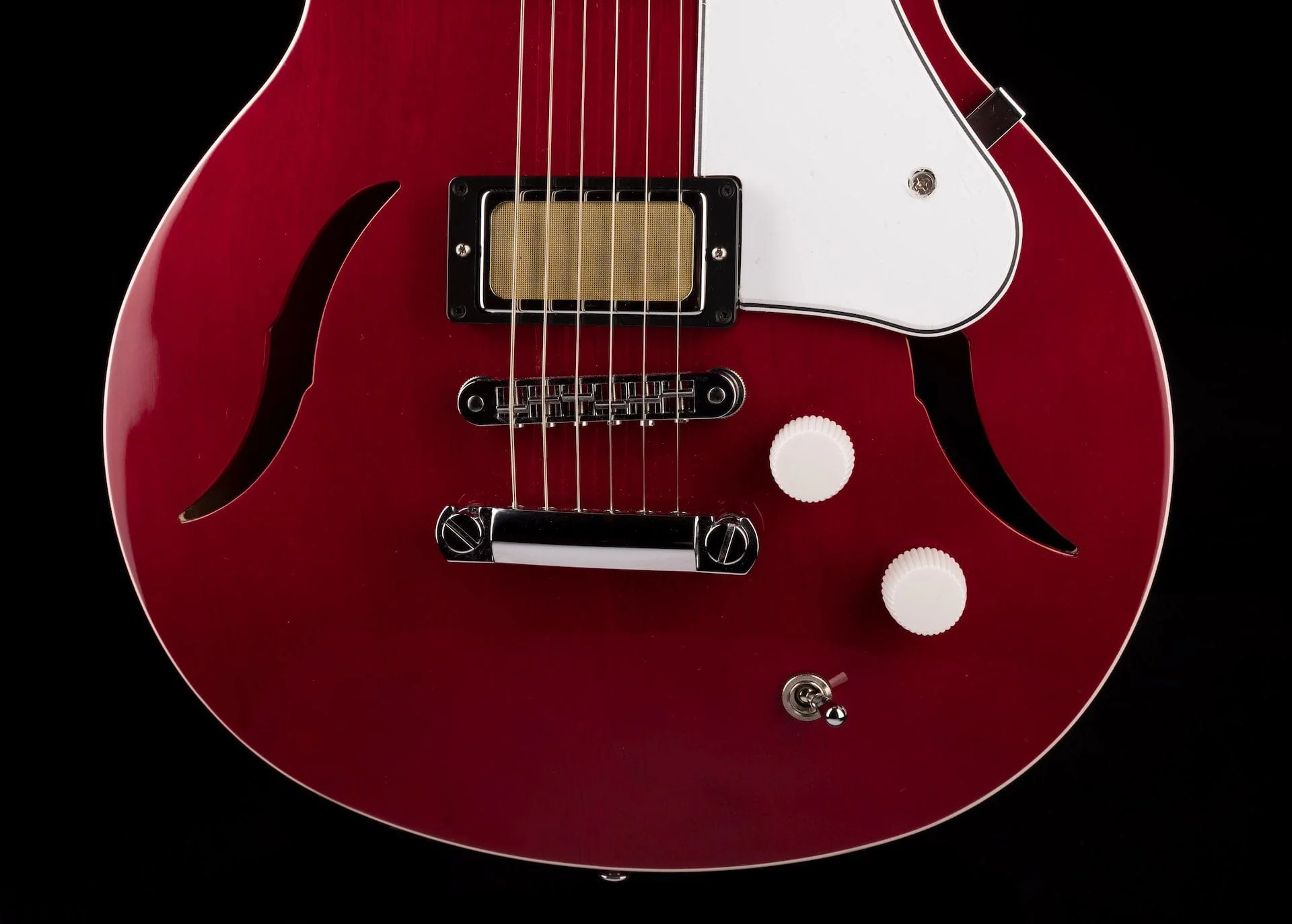Used Harmony Standard Comet Trans Red with Mono Case - Image 5