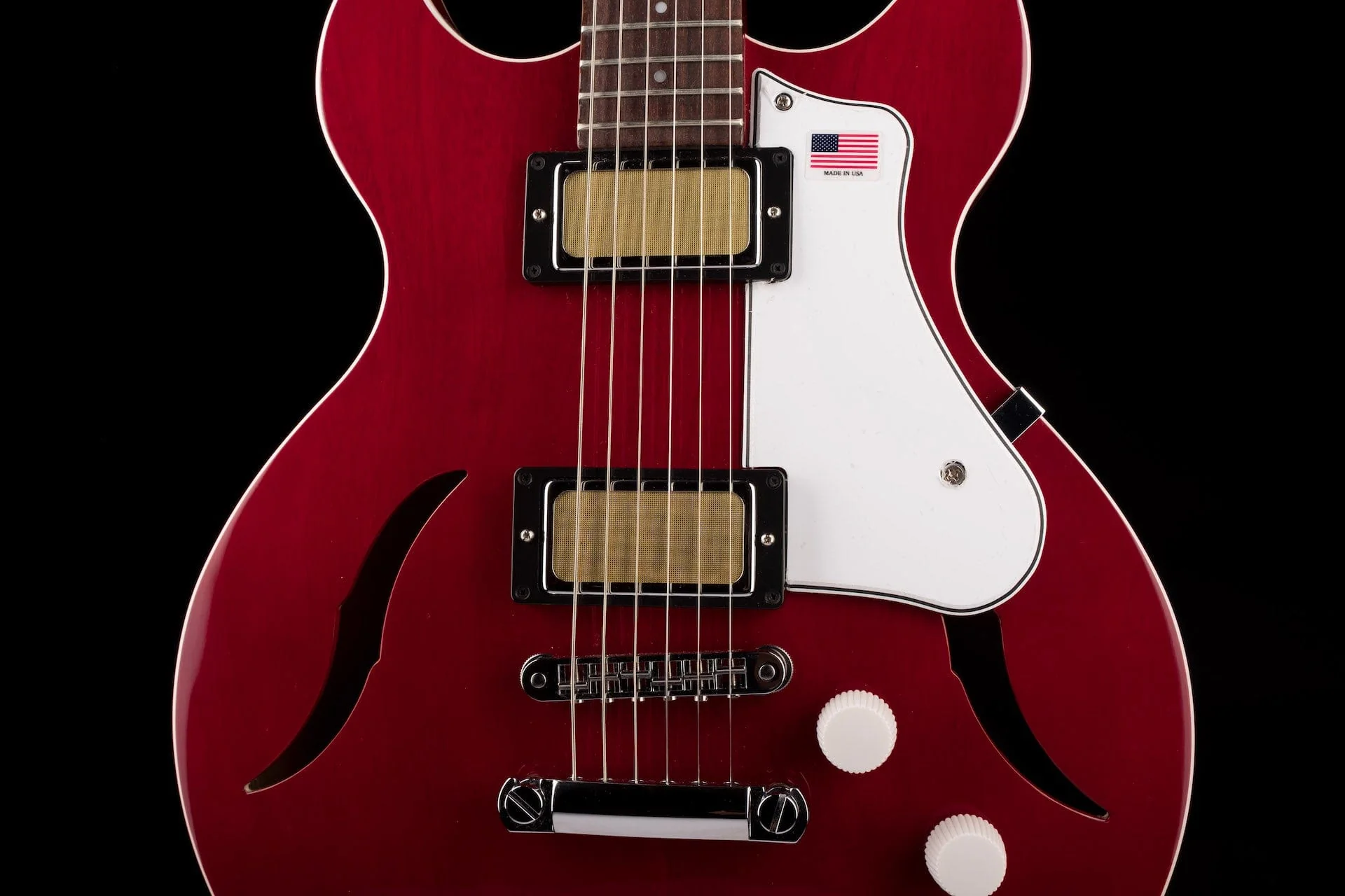 Used Harmony Standard Comet Trans Red with Mono Case - Image 6