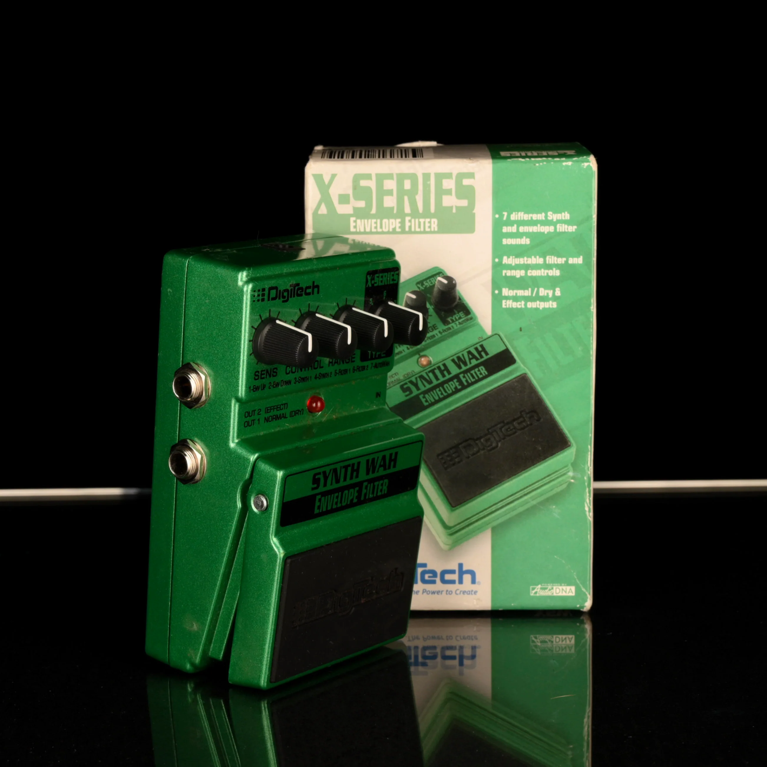Used Digitech Synth Wah Envelope Filter Pedal with Box