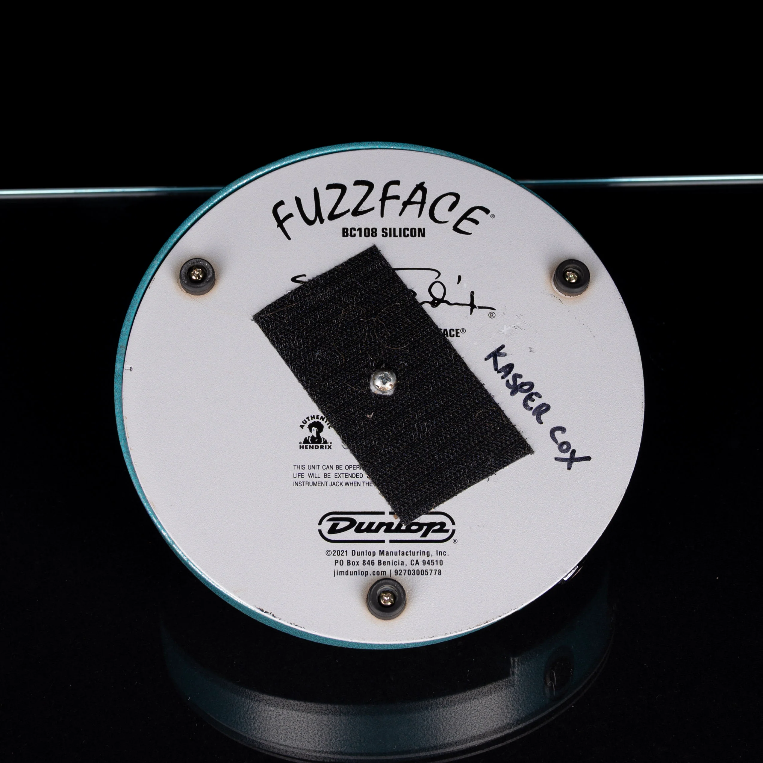Used Dunlop JHF1 Jimi Hendrix Fuzz Face Blue With Box - 2 - Image 3