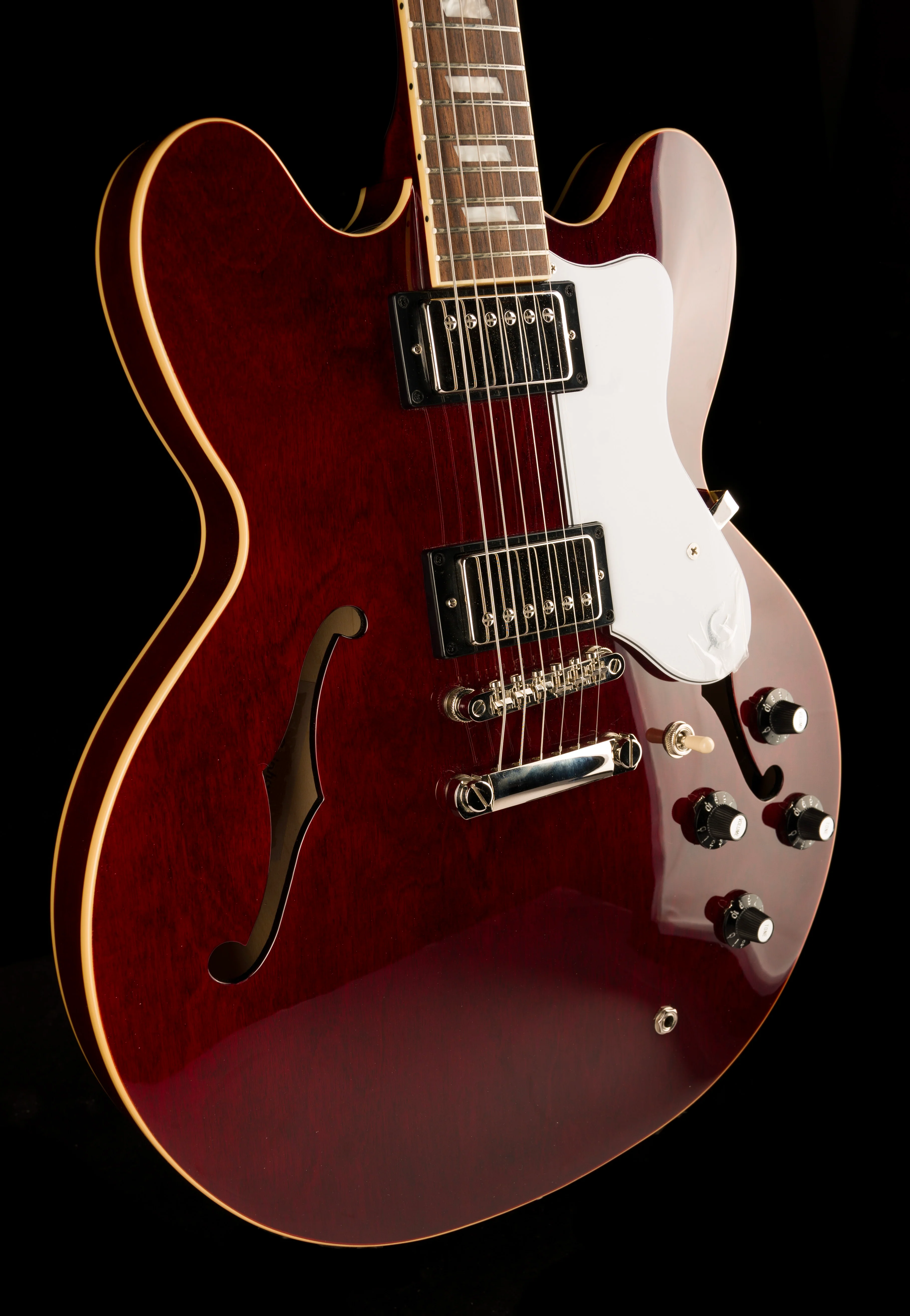 Used Epiphone Noel Gallagher Riviera Dark Wine Red Electric Guitar - Image 9