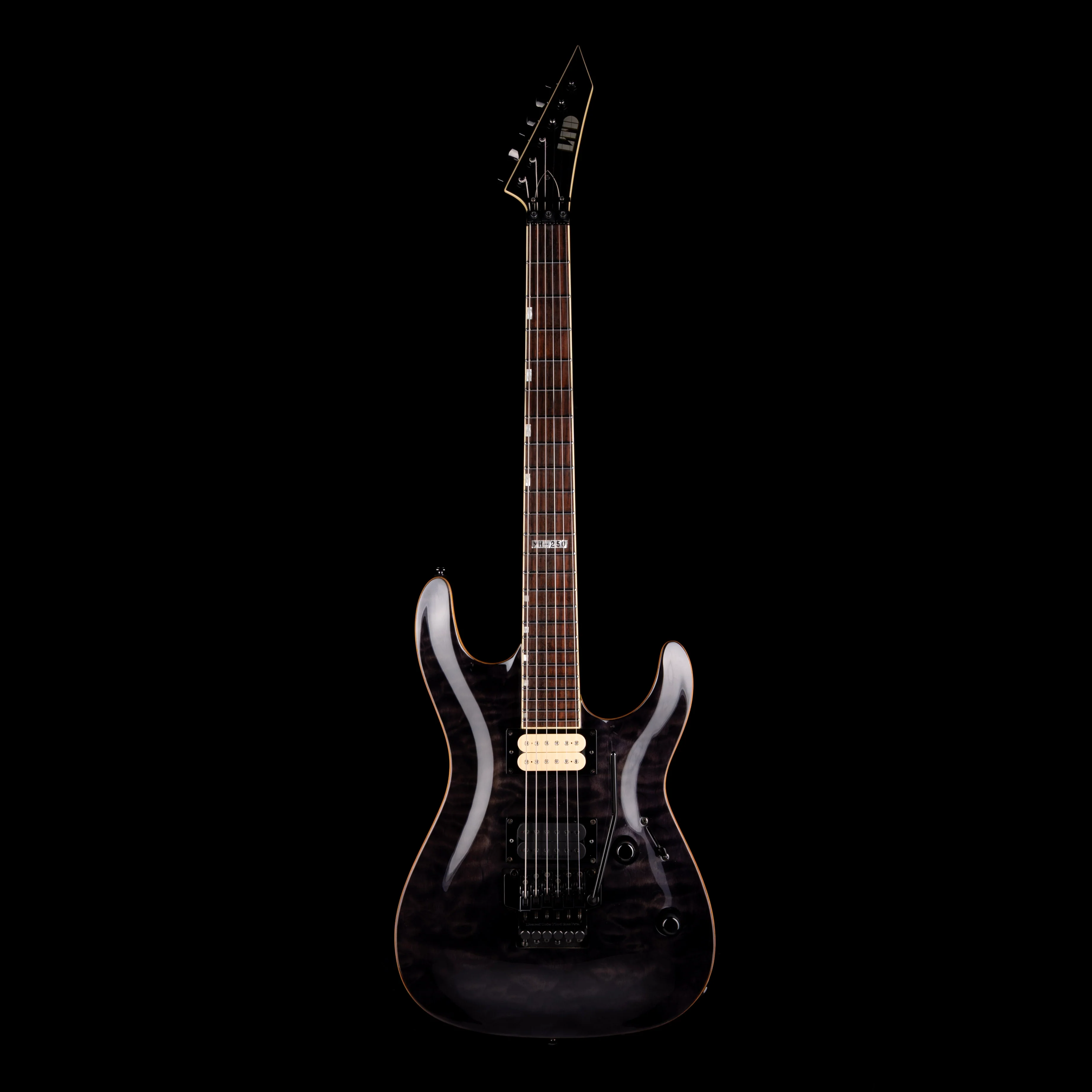 Used ESP LTD MH-250 Transparent Black With Case - Image 2