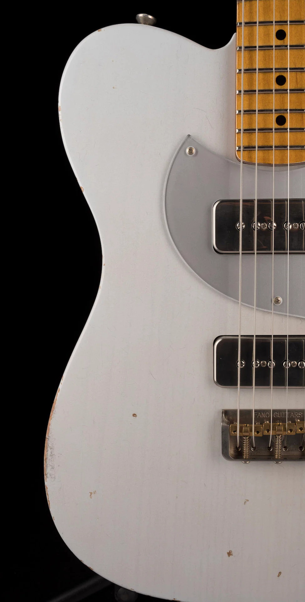 Used Fano Oltre Series TC6 P90 Light Distress Sonic Mary with Gig Bag - Image 11