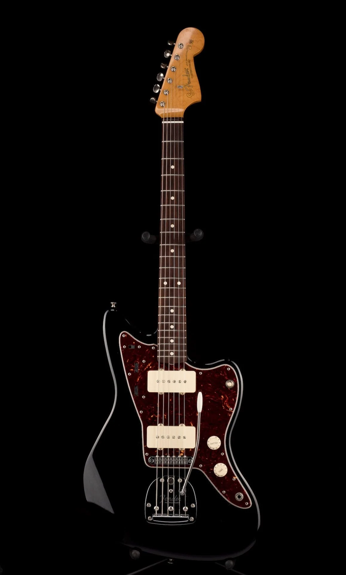 Used Fender 2014 Classic Player Jazzmaster Special Black with Gig Bag - Image 2