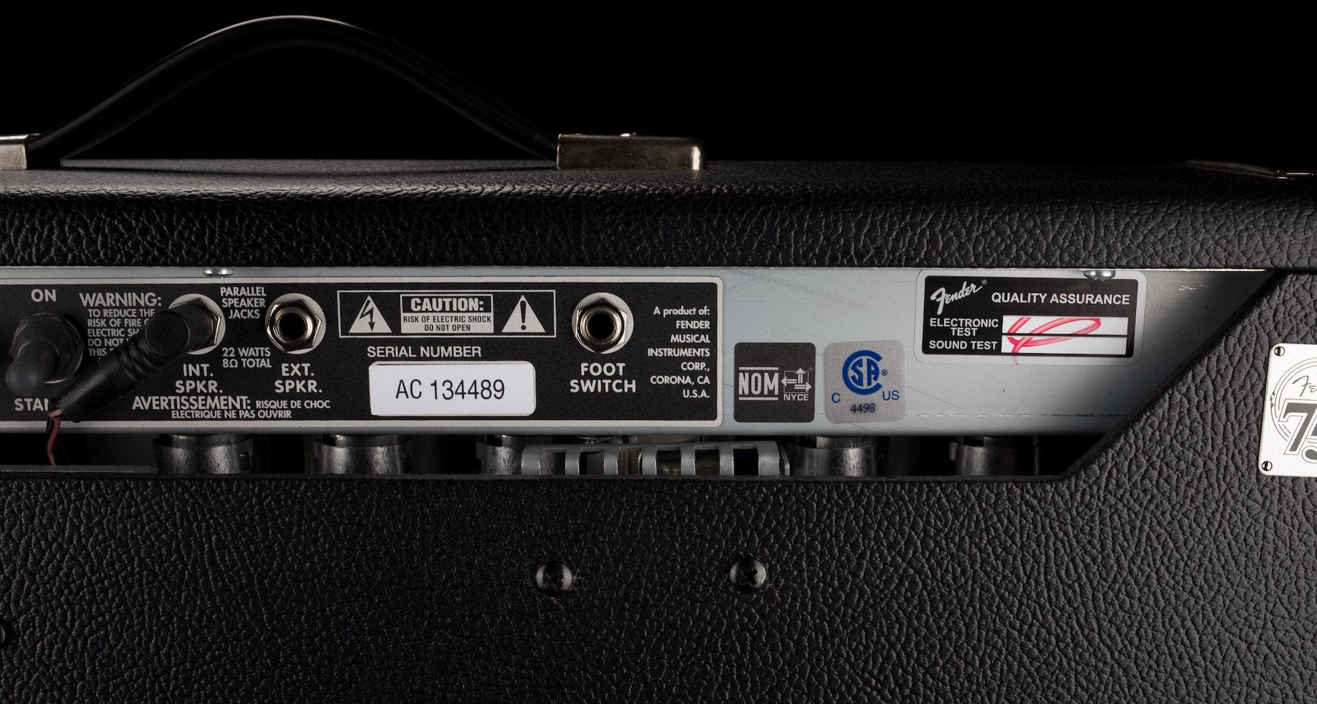 Used Fender '65 Deluxe Reverb 75th Anniversary Guitar Amp Combo - Image 12
