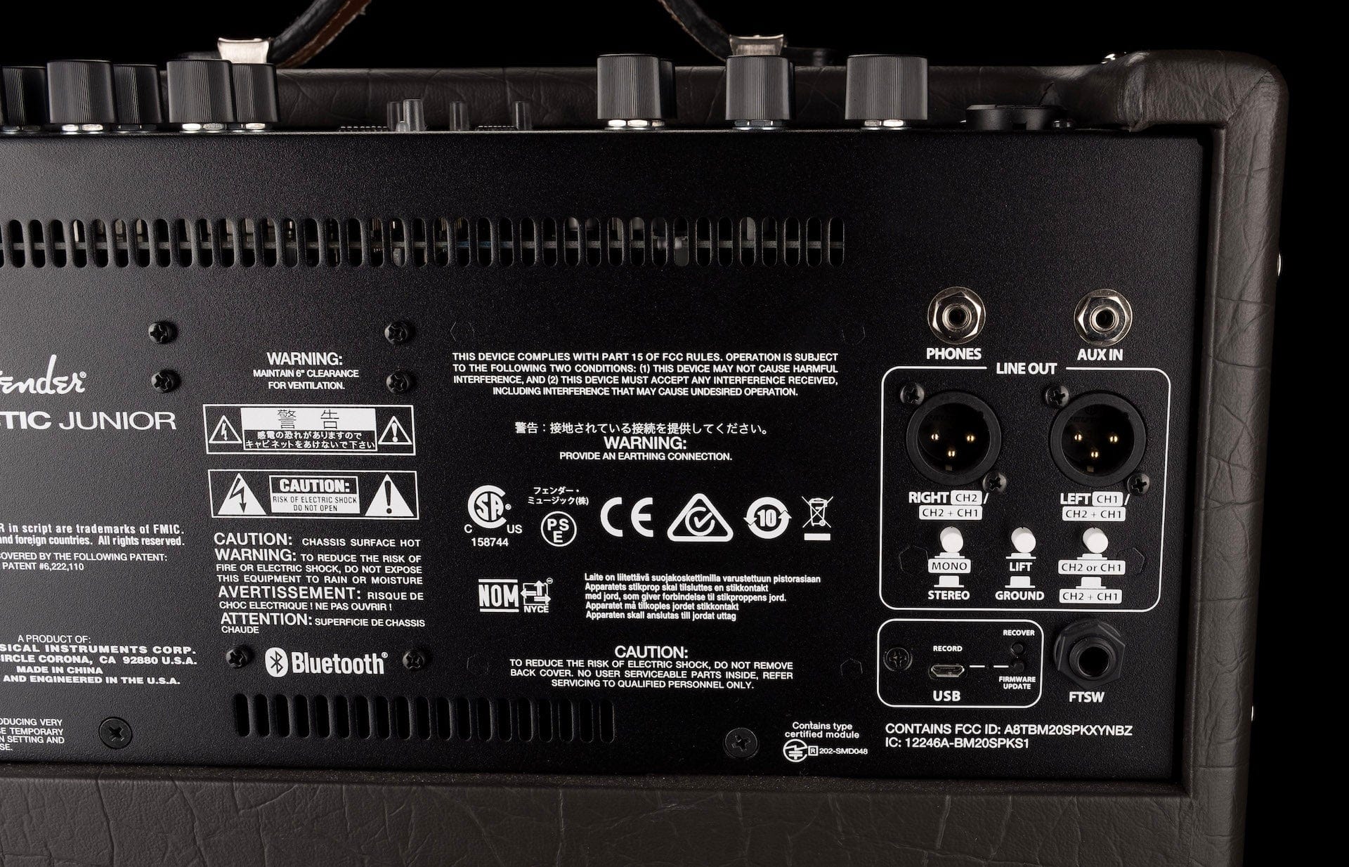 Used Fender Acoustic Junior Guitar Amp Combo - Image 10
