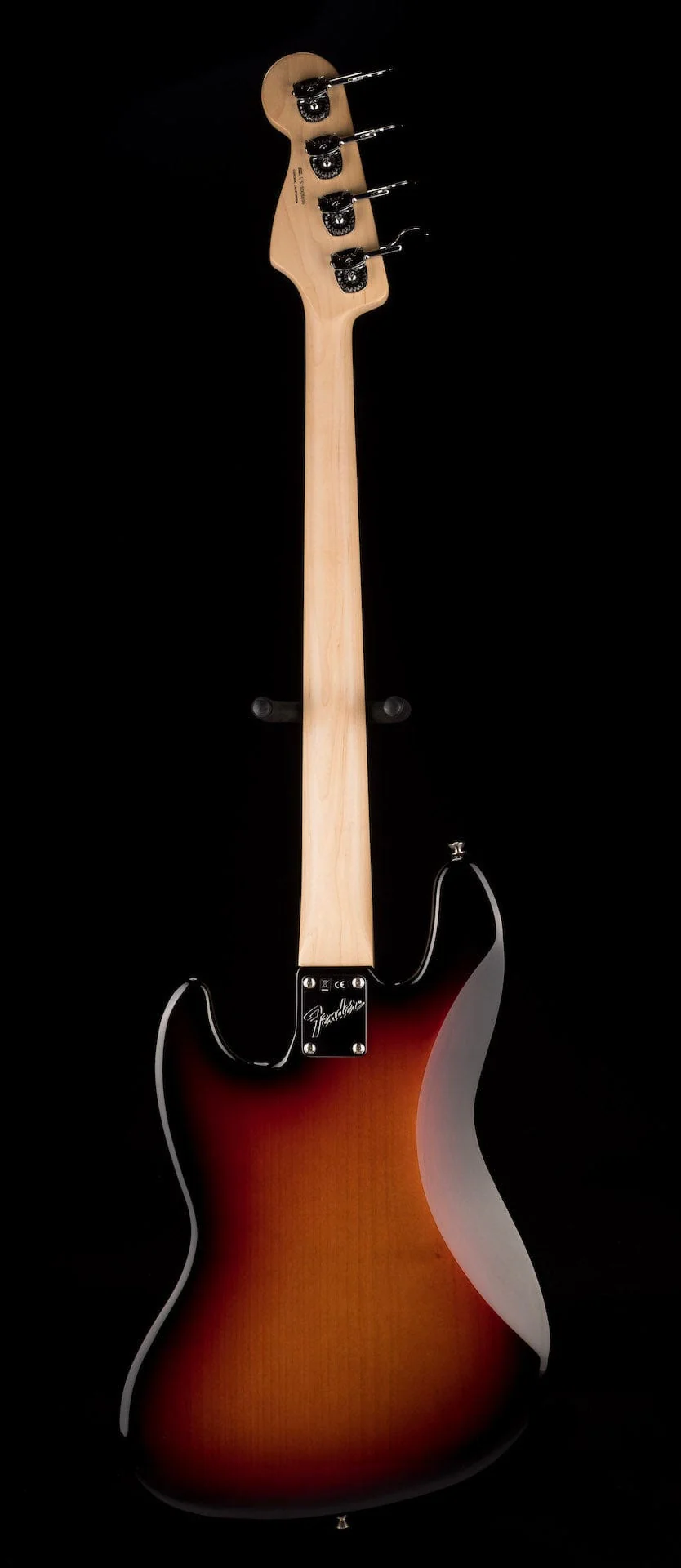 Used 2019 Fender American Performer Jazz Bass 3-Tone Sunburst with Case - Image 13
