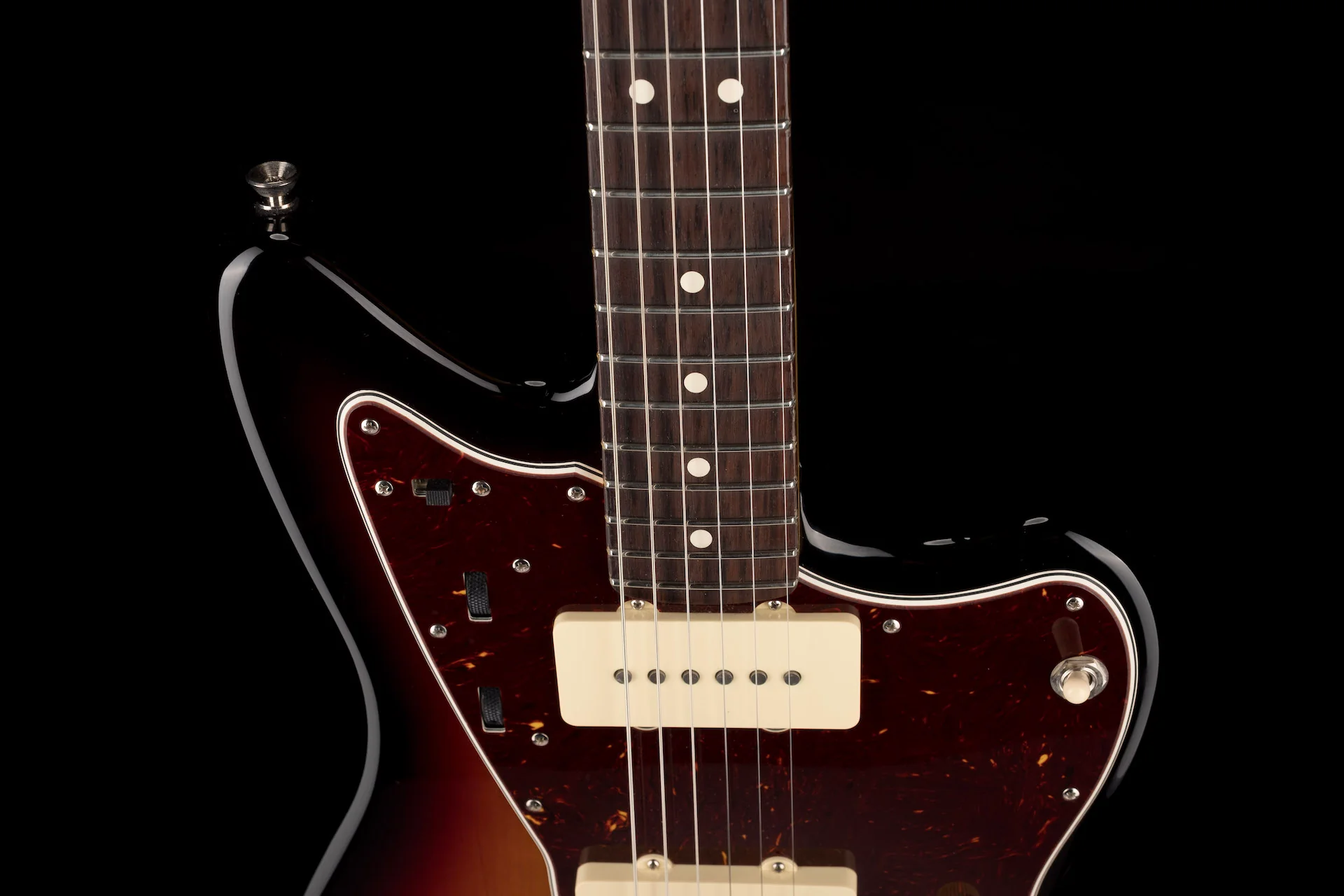 Used 2020 Fender American Professional II Jazzmaster 3-Color Sunburst with Gig Bag - Image 3