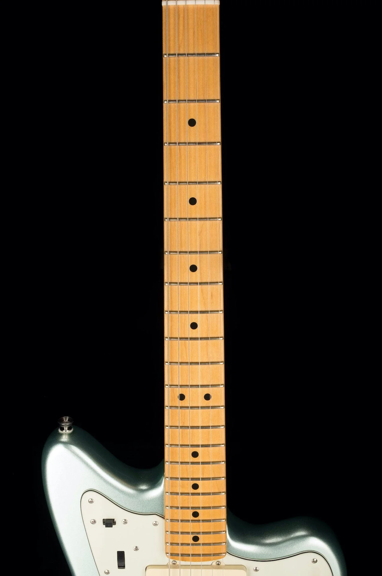 Used 2020 Fender American Professional II Jazzmaster Mystic Surf Green with OHSC - Image 10