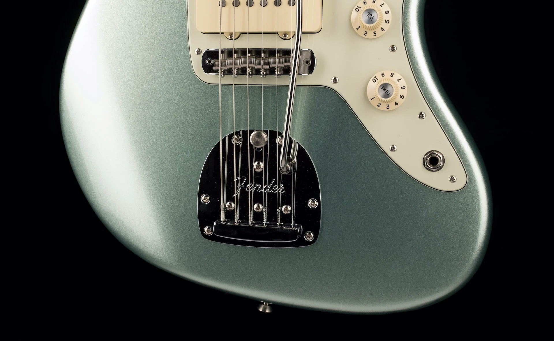 Used 2020 Fender American Professional II Jazzmaster Mystic Surf Green with OHSC - Image 5