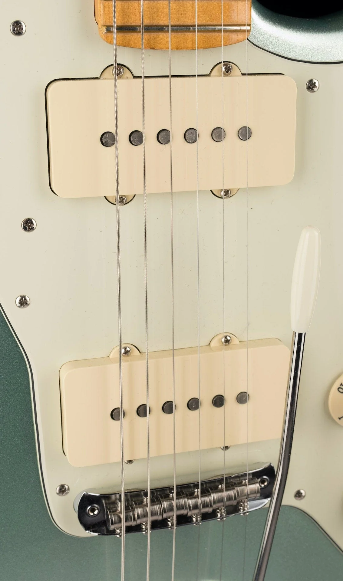 Used 2020 Fender American Professional II Jazzmaster Mystic Surf Green with OHSC - Image 7