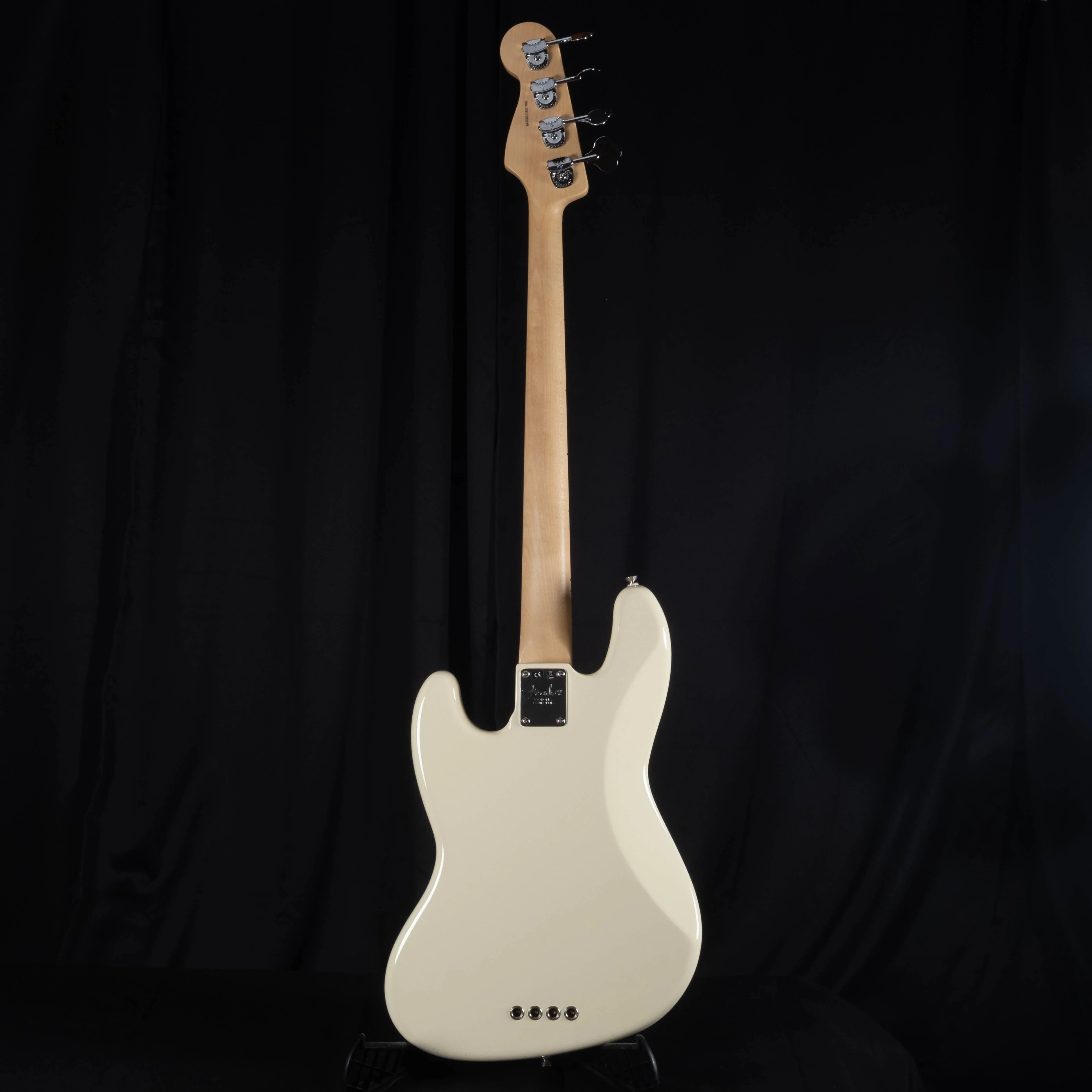 Used Fender American Professional Jazz Bass Olympic White With OHSC - Image 9