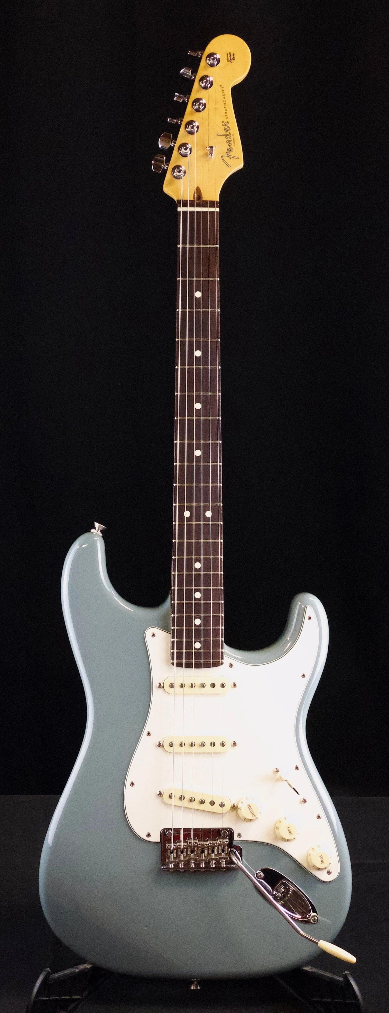 Used Fender American Professional Rosewood Sonic Gray Stratocaster Electric Guitar With OHSC - Image 2