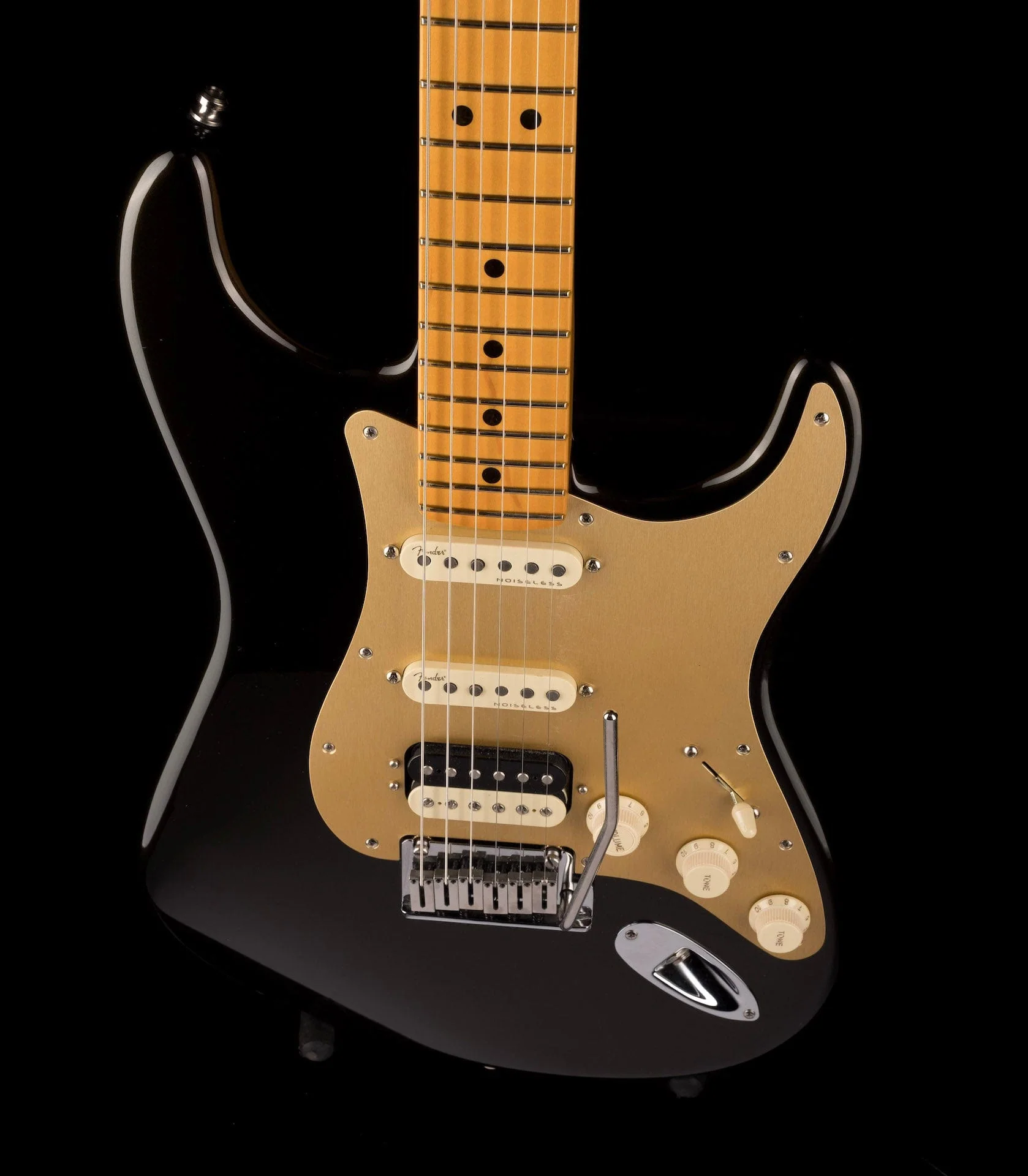 Used Fender American Ultra Strat HSS Texas Tea with OHSC - Image 4