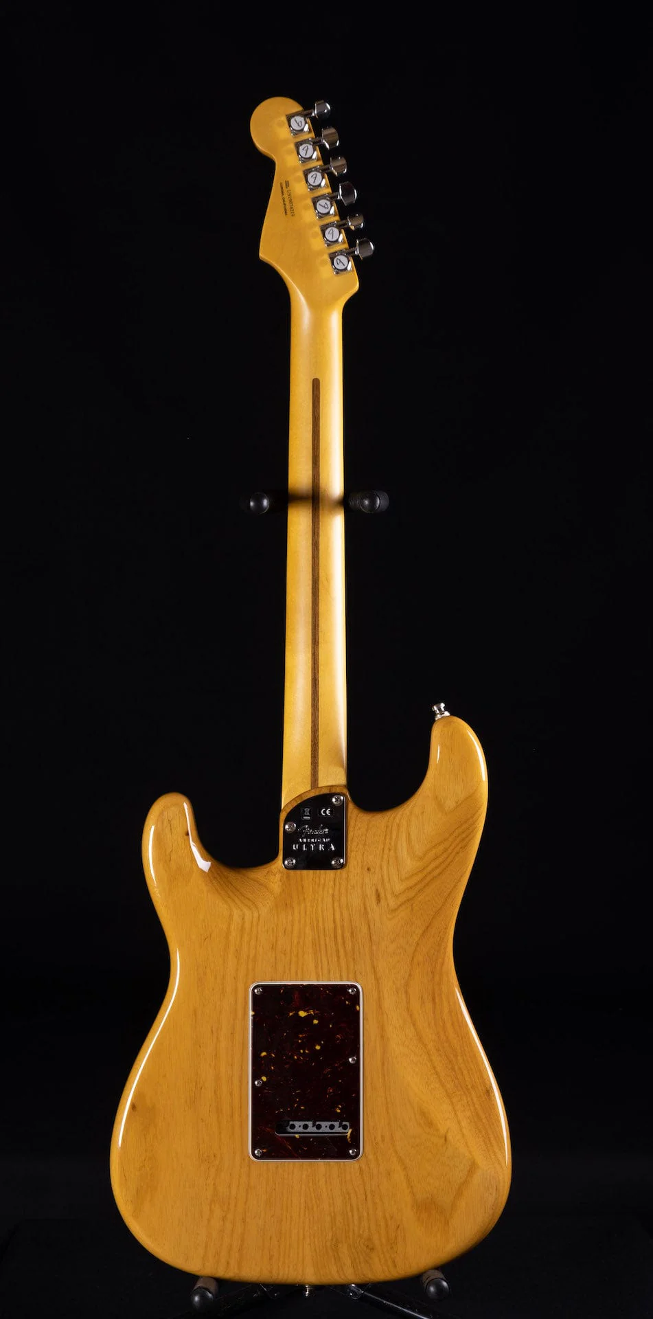 Used Fender American Ultra Stratocaster HSS Aged Natural with Case - Image 8