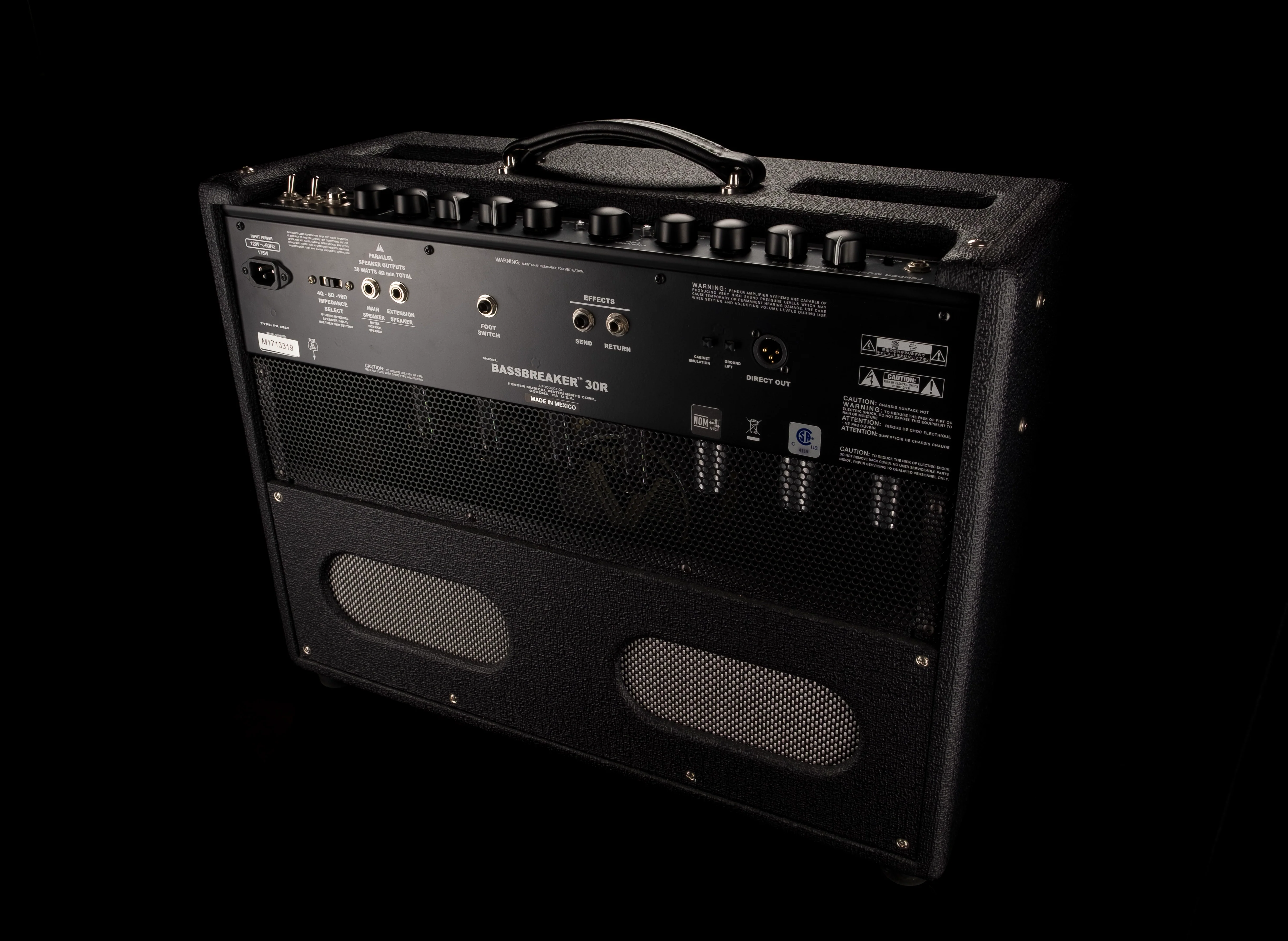 Used Fender Bassbreaker 30R Guitar Amplifier Combo with Footswitch - Image 13