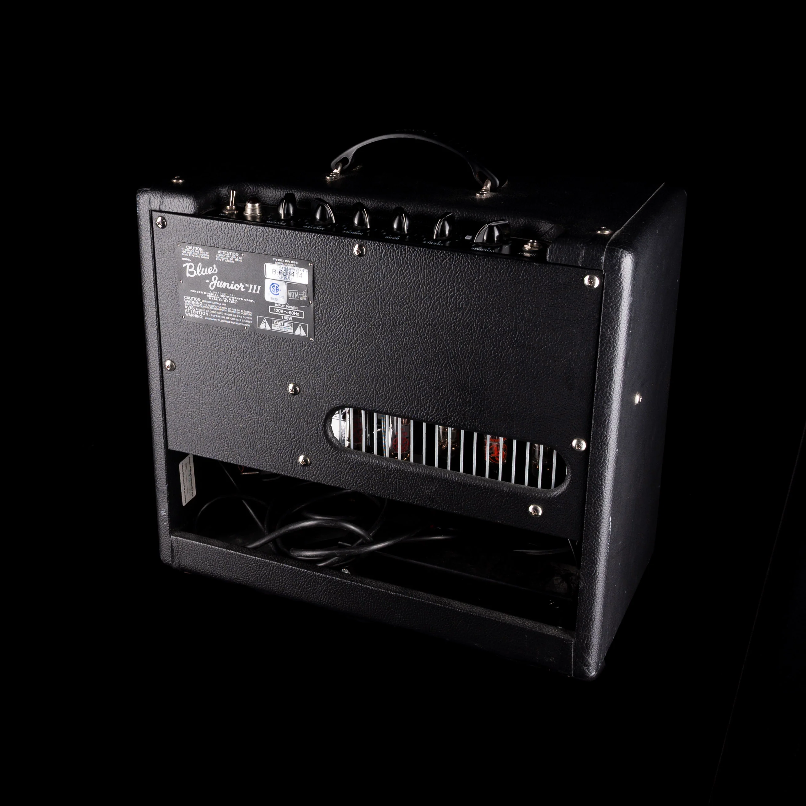 Used Fender Blues Junior III Black Tolex Guitar Amp Combo - Image 9