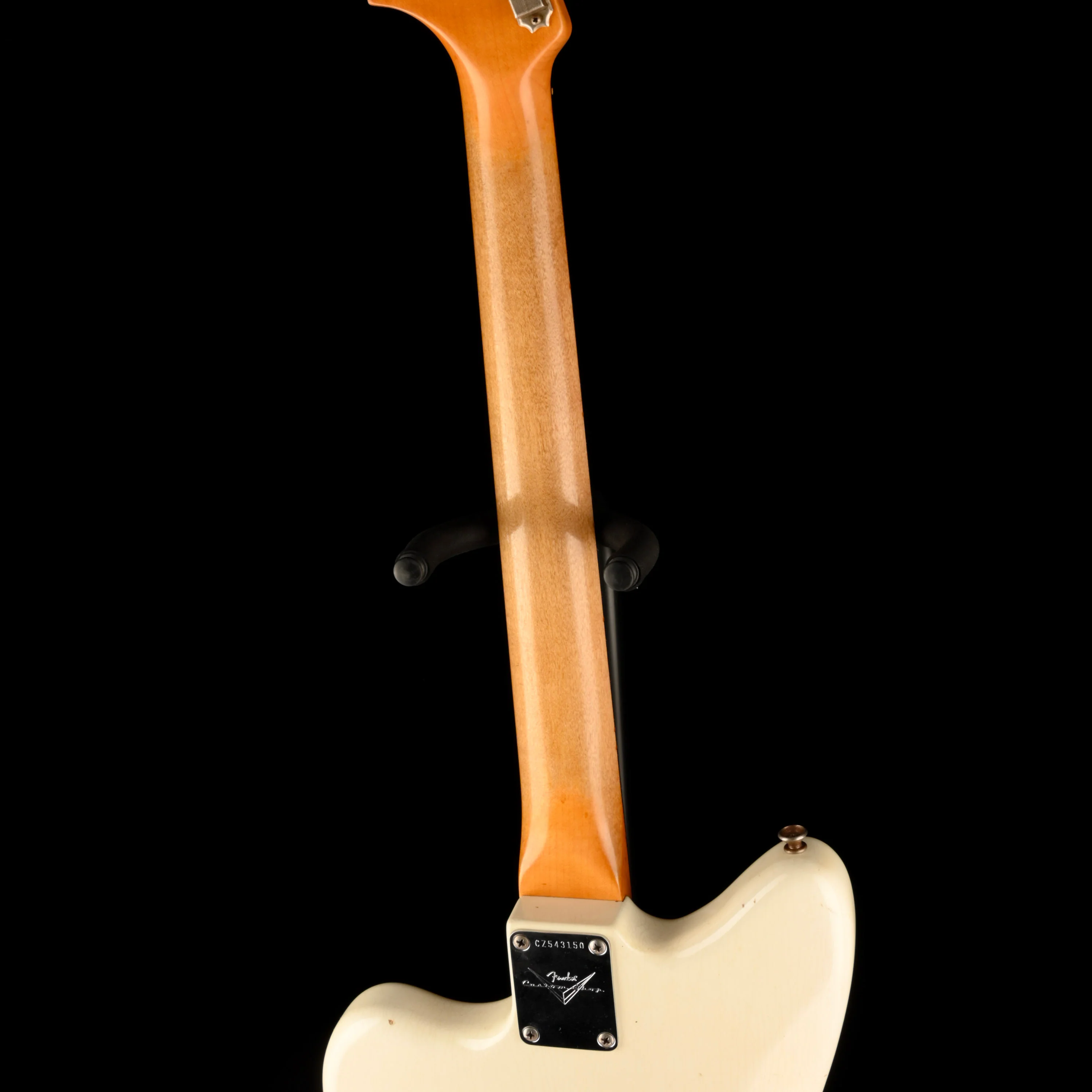 Used Fender Custom Shop 1959 Jazzmaster Journeyman Relic Aged Olympic White OHSC - Image 12