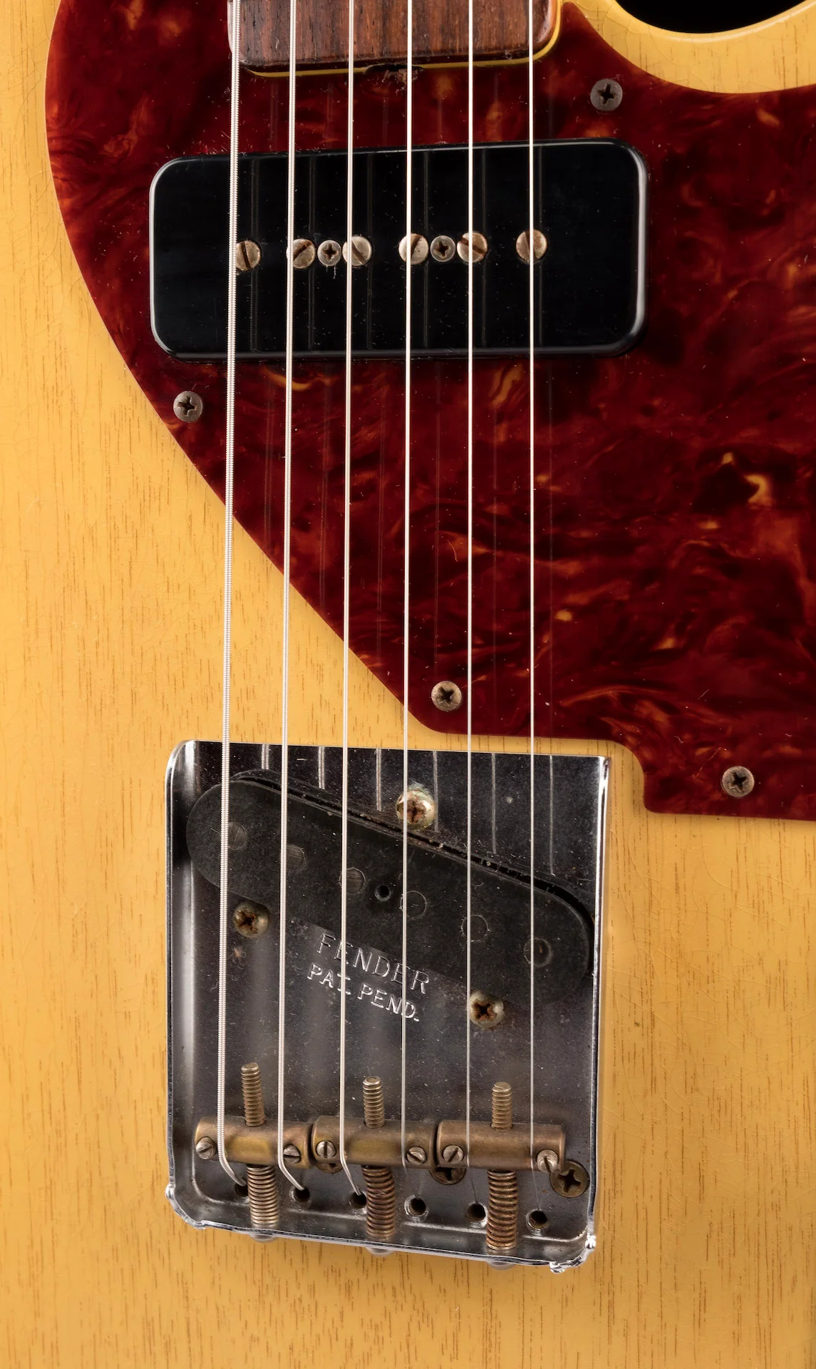 Pre Owned 2011 Fender Custom Shop Dale Wilson 60's Telecaster Relic TV Yellow Transparent OHSC - Image 8