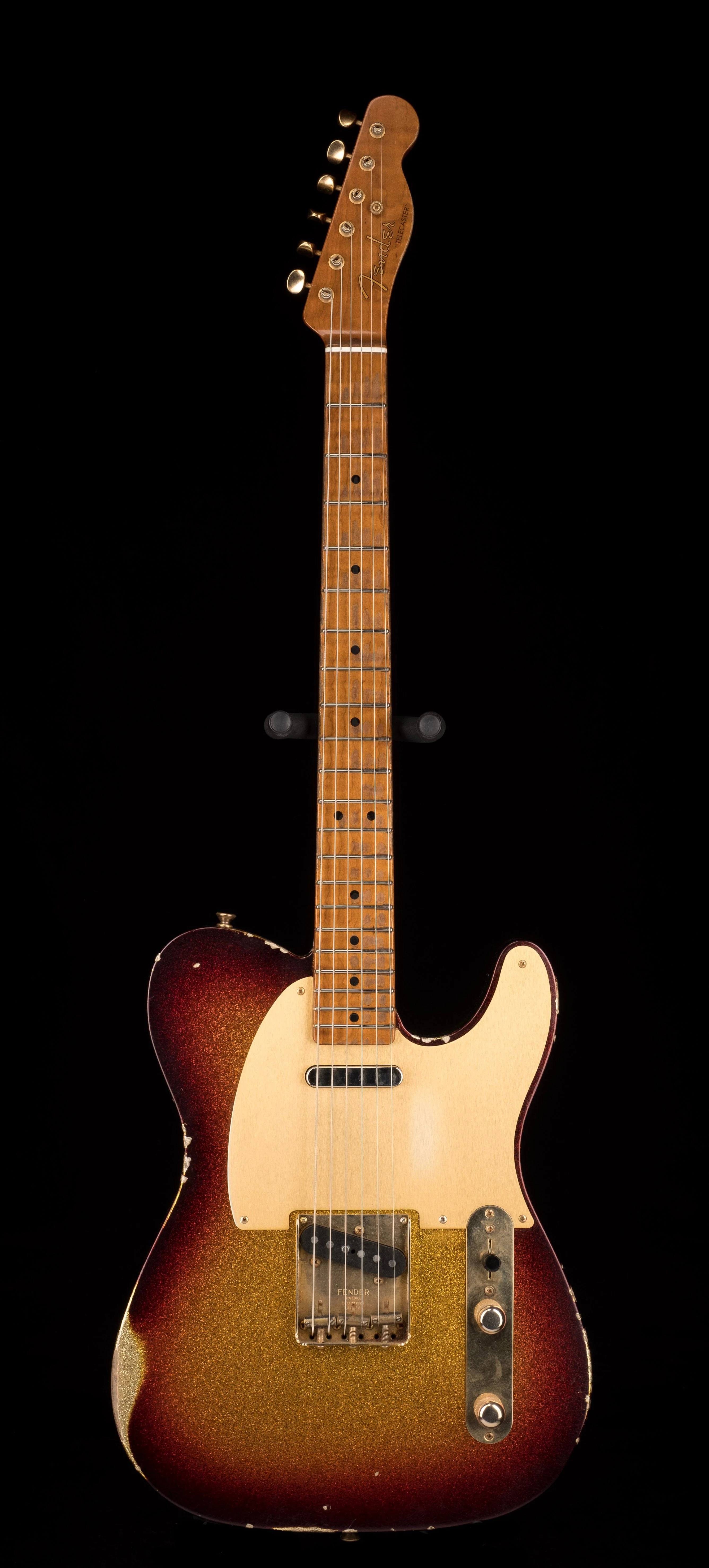 Used Fender Custom Shop Masterbuilder's Apprentice 50's Telecaster Relic 3-Tone Sunburst Sparkle with OHSC - Image 2