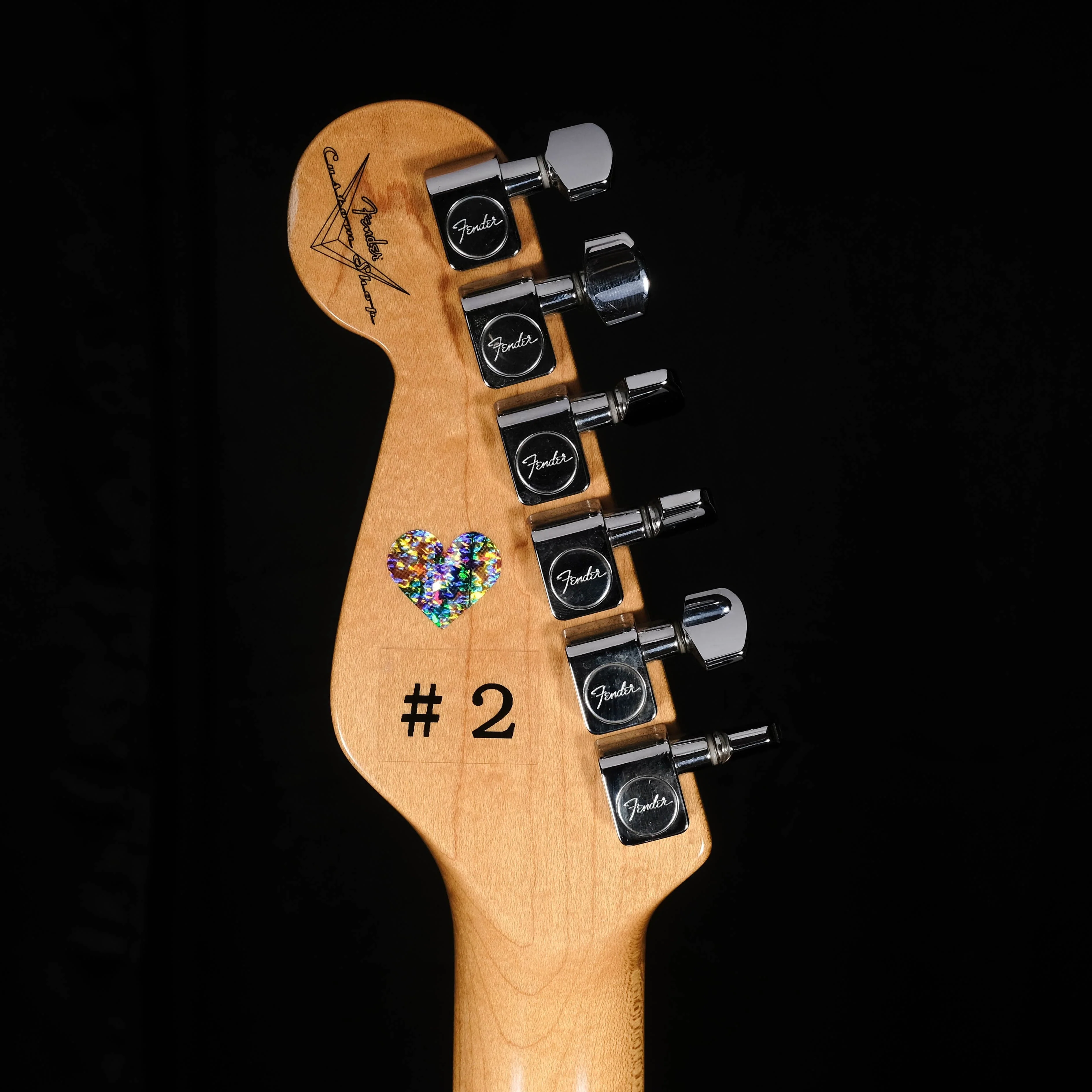 Used Fender Custom Shop Venus Olympic White Electric Guitar With OHSC - Image 9