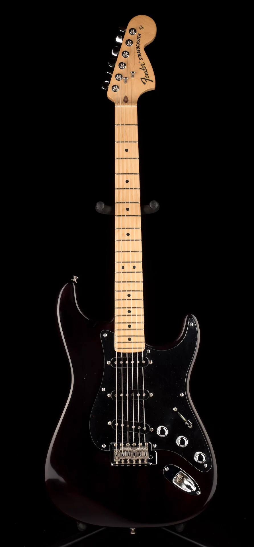 Used Fender Customized Highway One Stratocaster Burnt Cherry With Case - Image 2