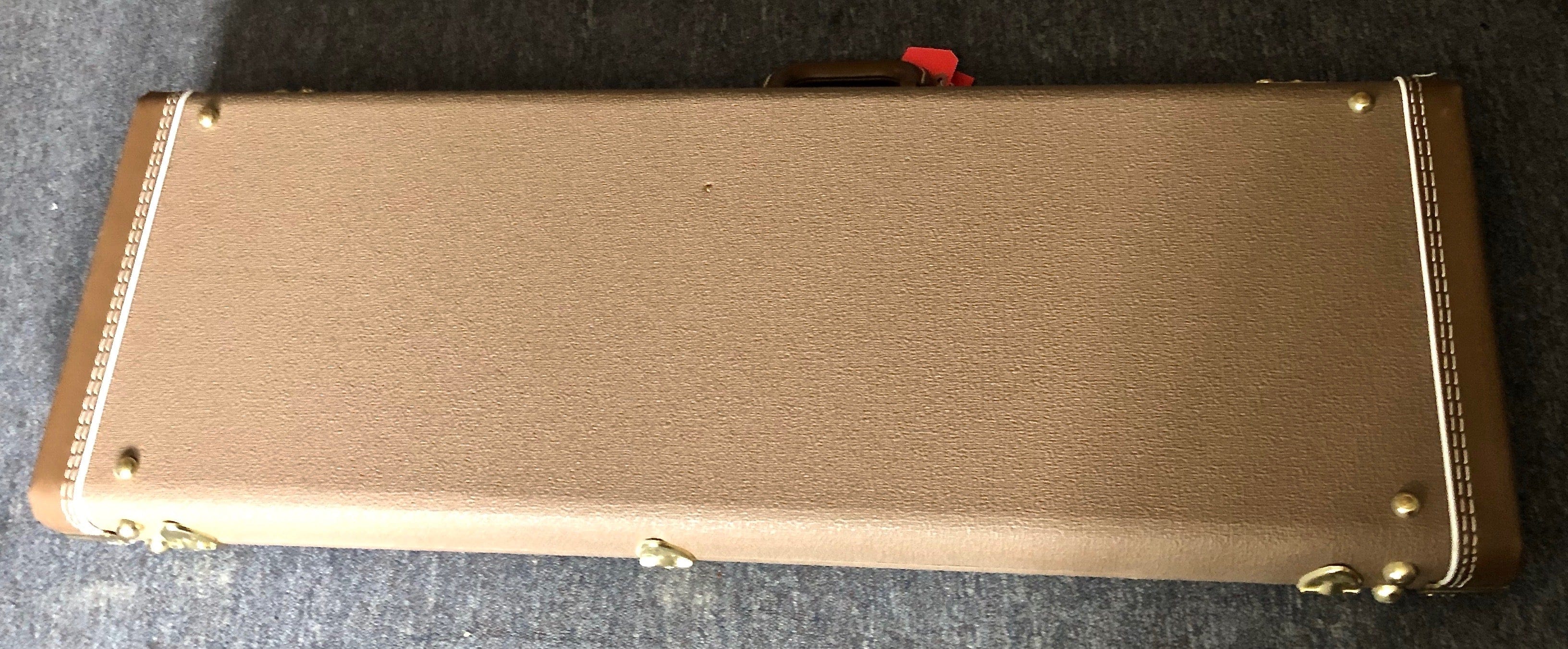 Used Fender Deluxe Hardshell Stratocaster Telecaster Case Brown Tolex USA Made G&G Case - Image 2