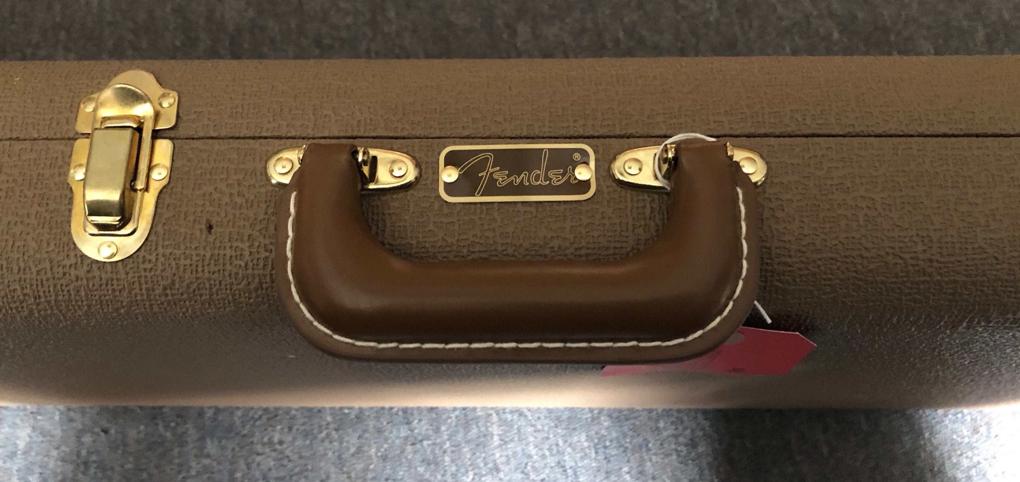 Used Fender Deluxe Hardshell Stratocaster Telecaster Case Brown Tolex USA Made G&G Case - Image 3