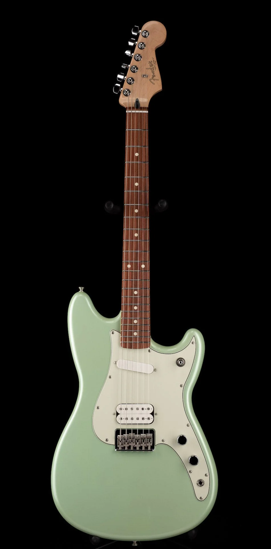 Used Fender Duo Sonic HS Surf Green Electric Guitar - Image 2