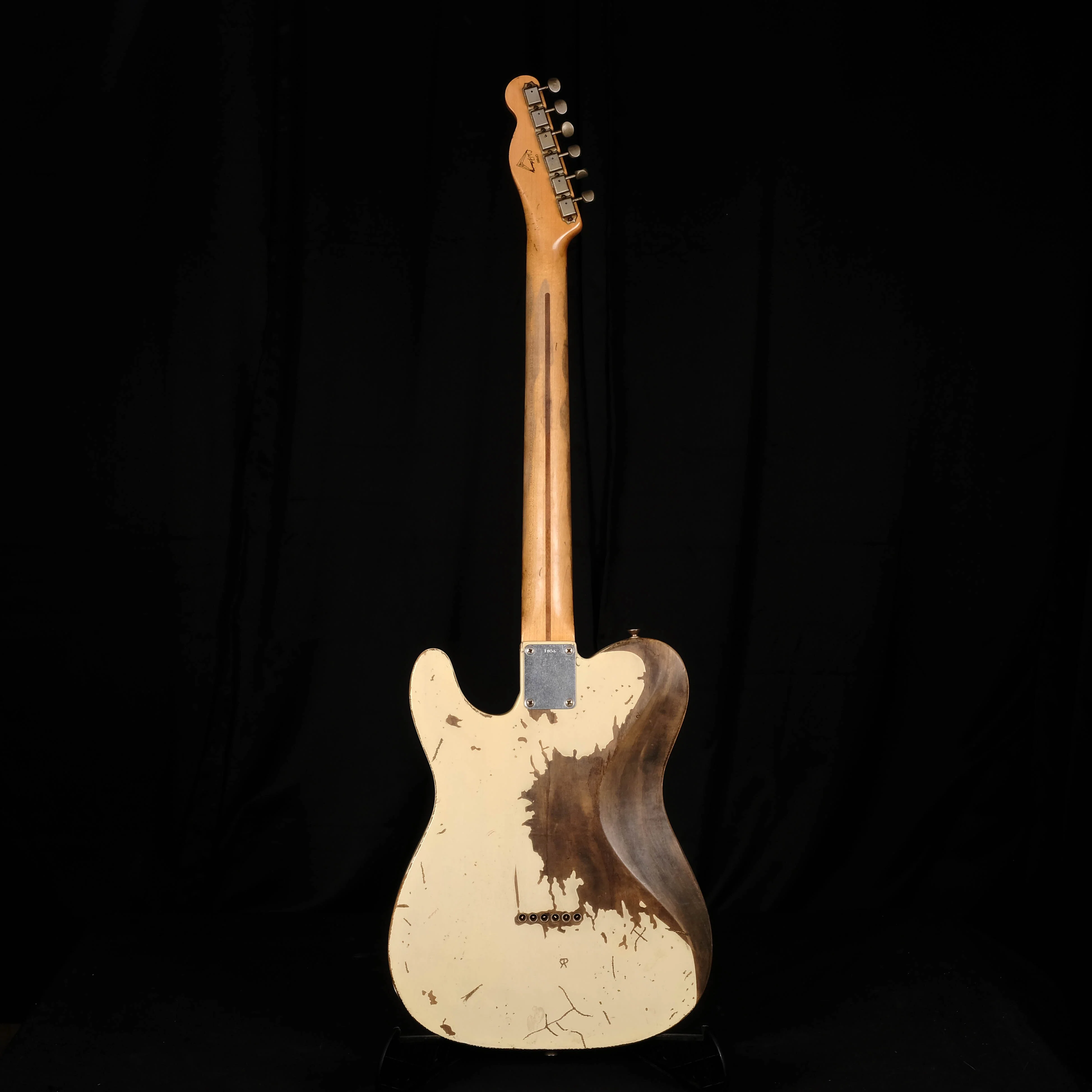 Used '06 Fender Custom Shop Jeff Beck Relic Esquire Olympic White Electric Guitar OHSC Chris Fleming - Image 8