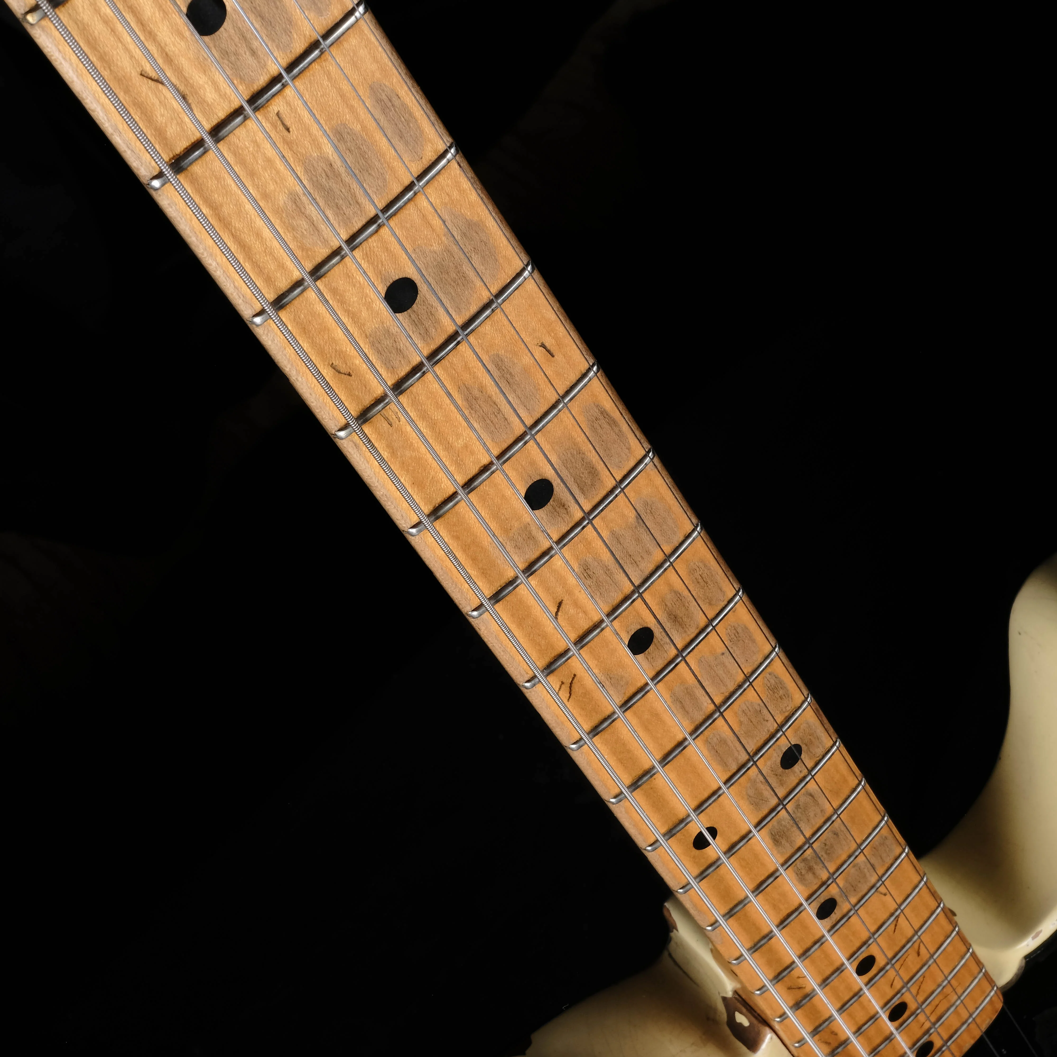 Used '06 Fender Custom Shop Jeff Beck Relic Esquire Olympic White Electric Guitar OHSC Chris Fleming - Image 9