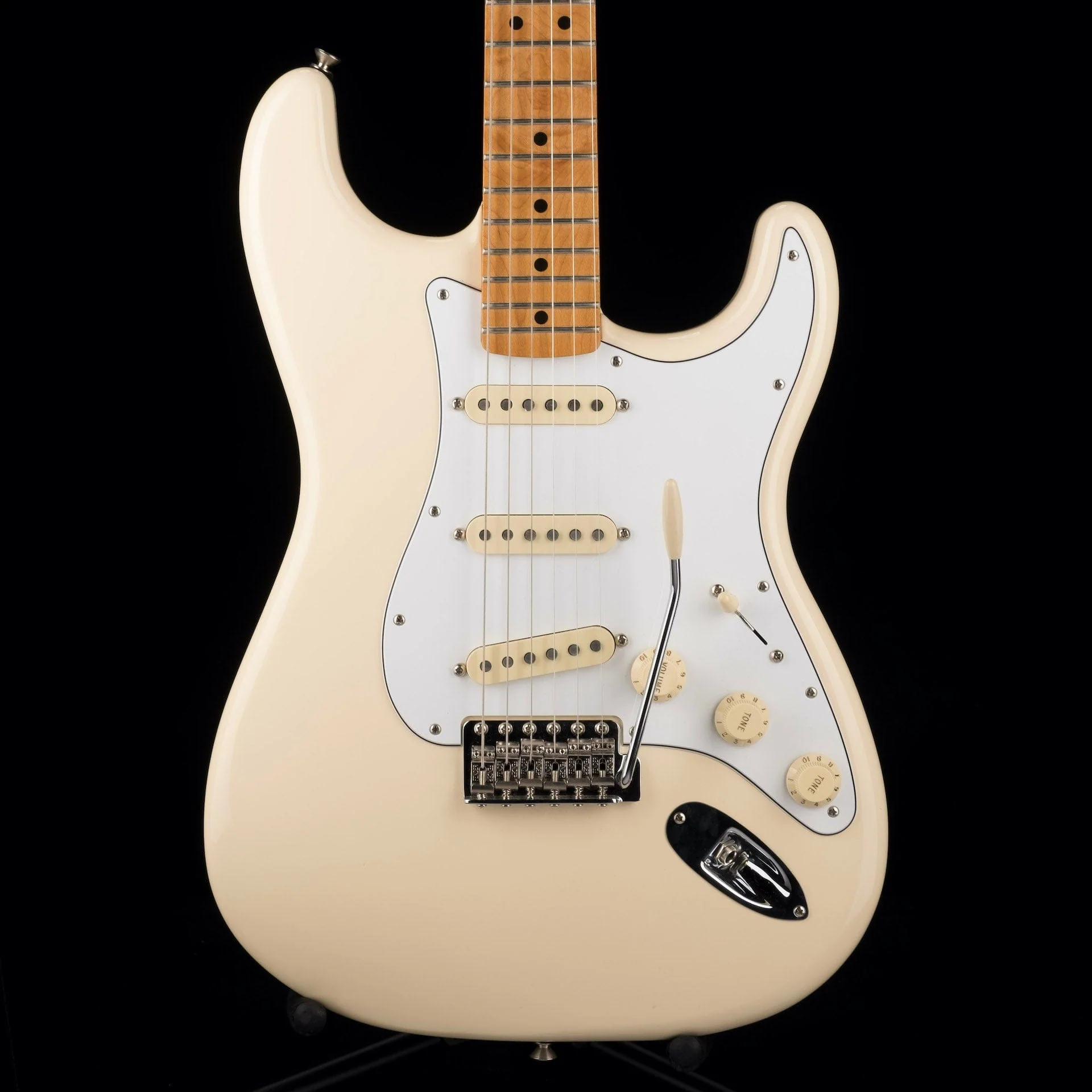Used Fender Jimi Hendrix Stratocaster Olympic White with Gig Bag