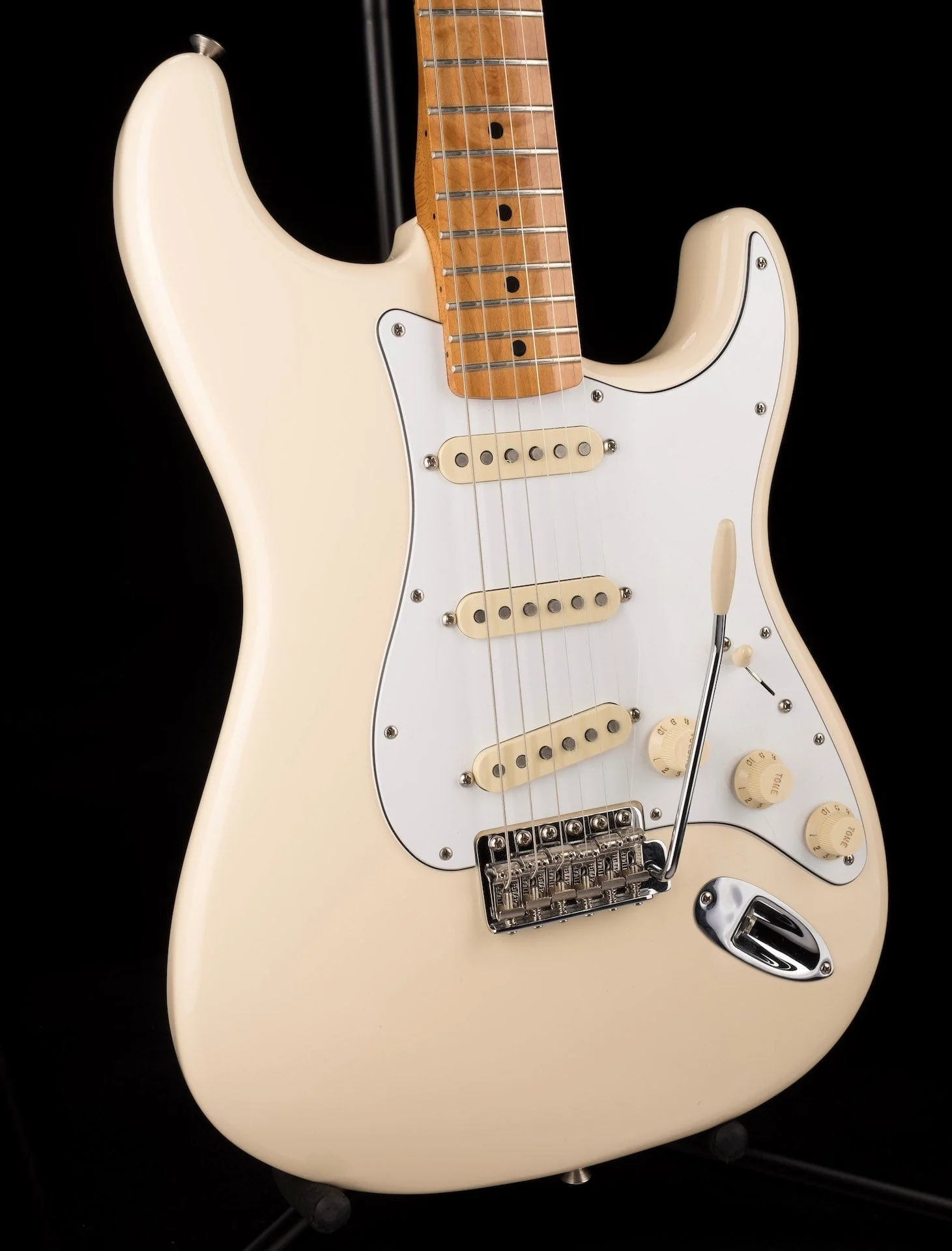 Used Fender Jimi Hendrix Stratocaster Olympic White with Gig Bag - Image 10