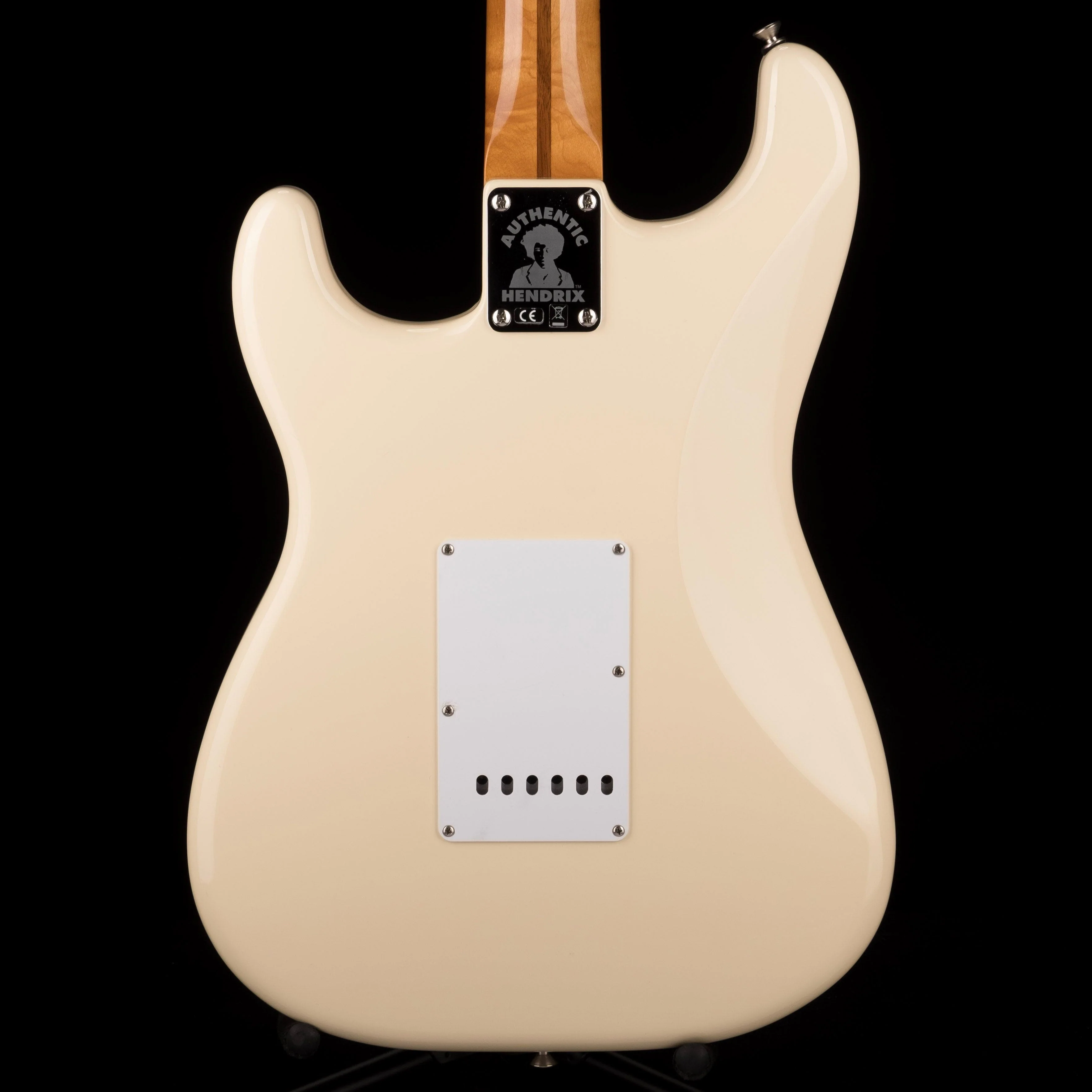 Used Fender Jimi Hendrix Stratocaster Olympic White with Gig Bag - Image 13