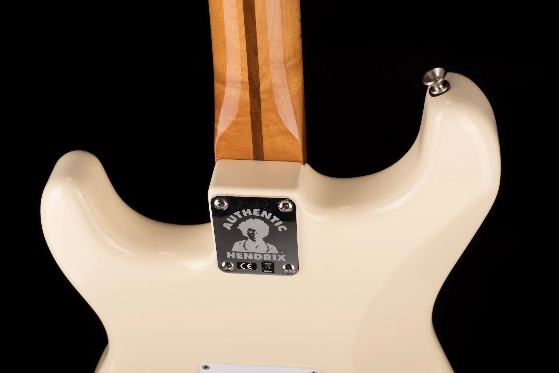 Used Fender Jimi Hendrix Stratocaster Olympic White with Gig Bag - Image 15