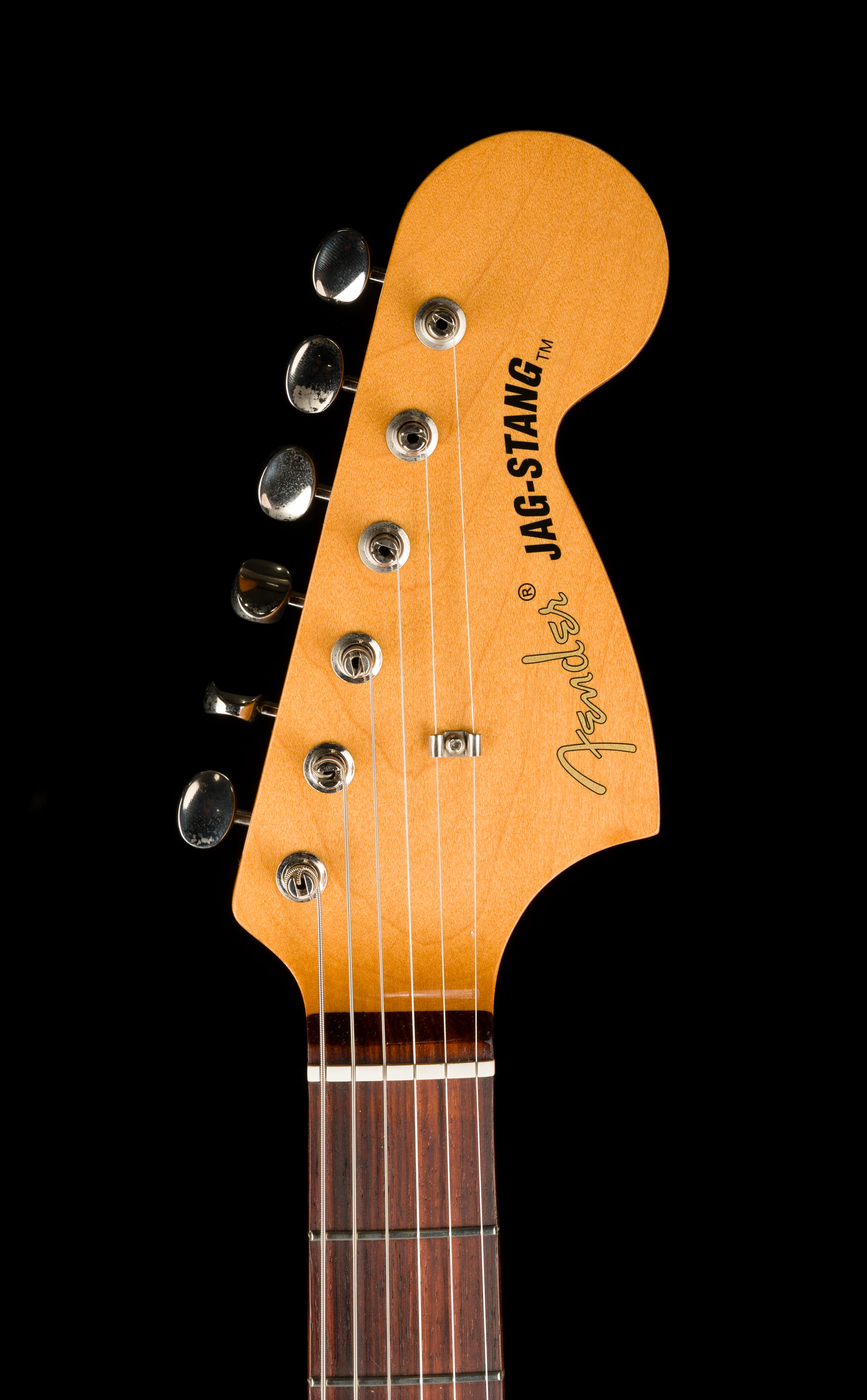 Used Fender Kurt Cobain Jag-Stang Fiesta Red With Gig Bag - Image 12