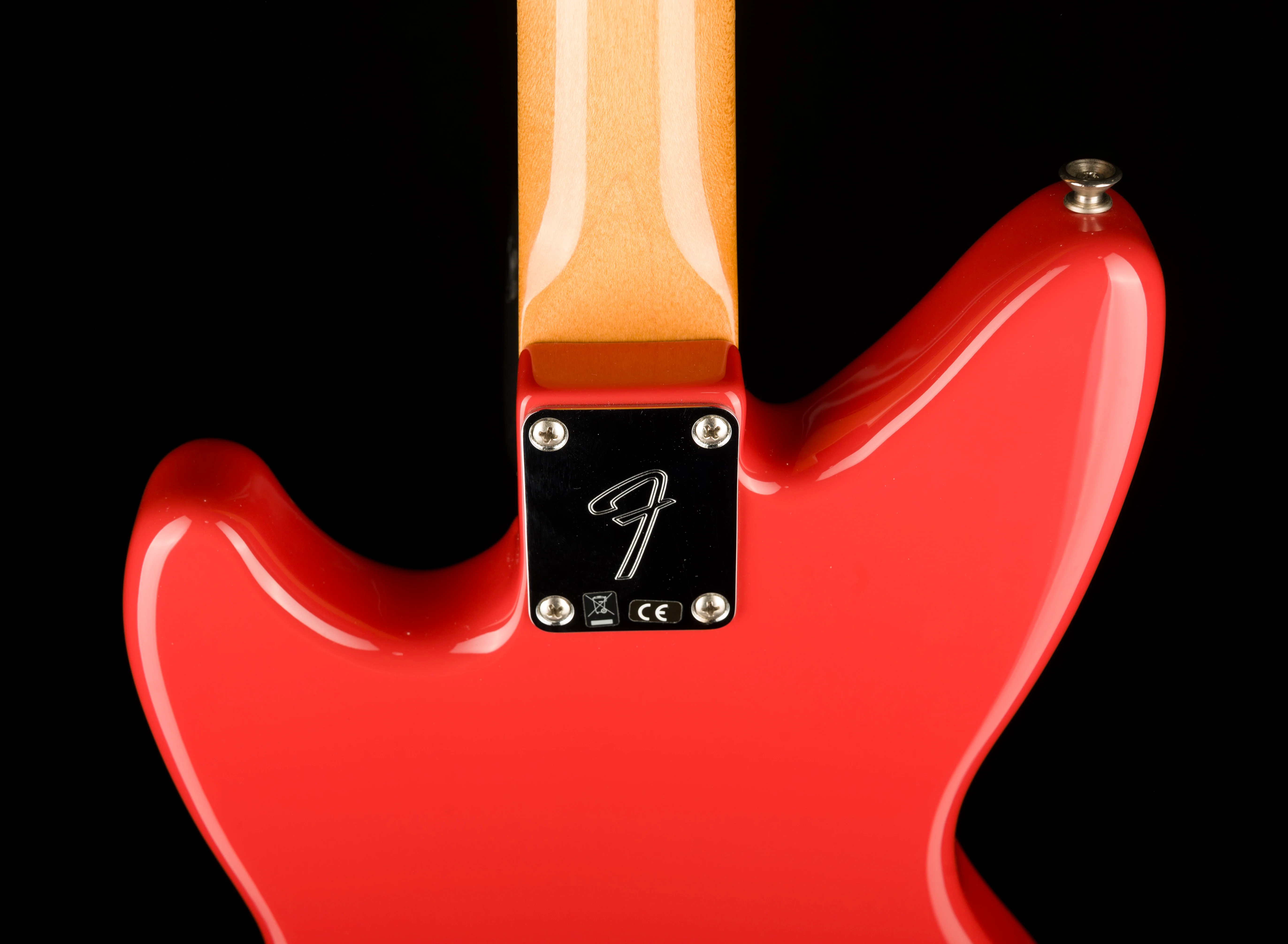Used Fender Kurt Cobain Jag-Stang Fiesta Red With Gig Bag - Image 15