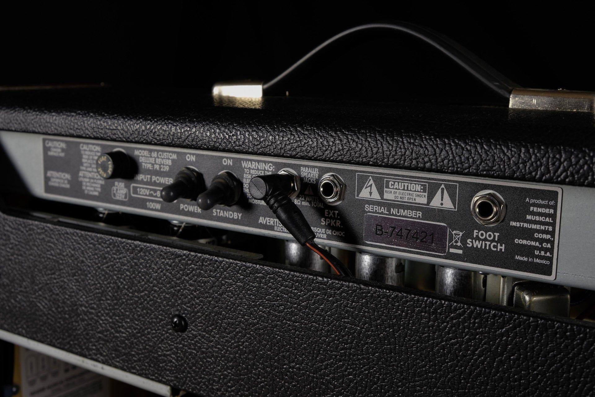Used Fender Limited Edition ’68 Custom Deluxe Reverb Pine Neo Tube Guitar Amp Combo - Image 10