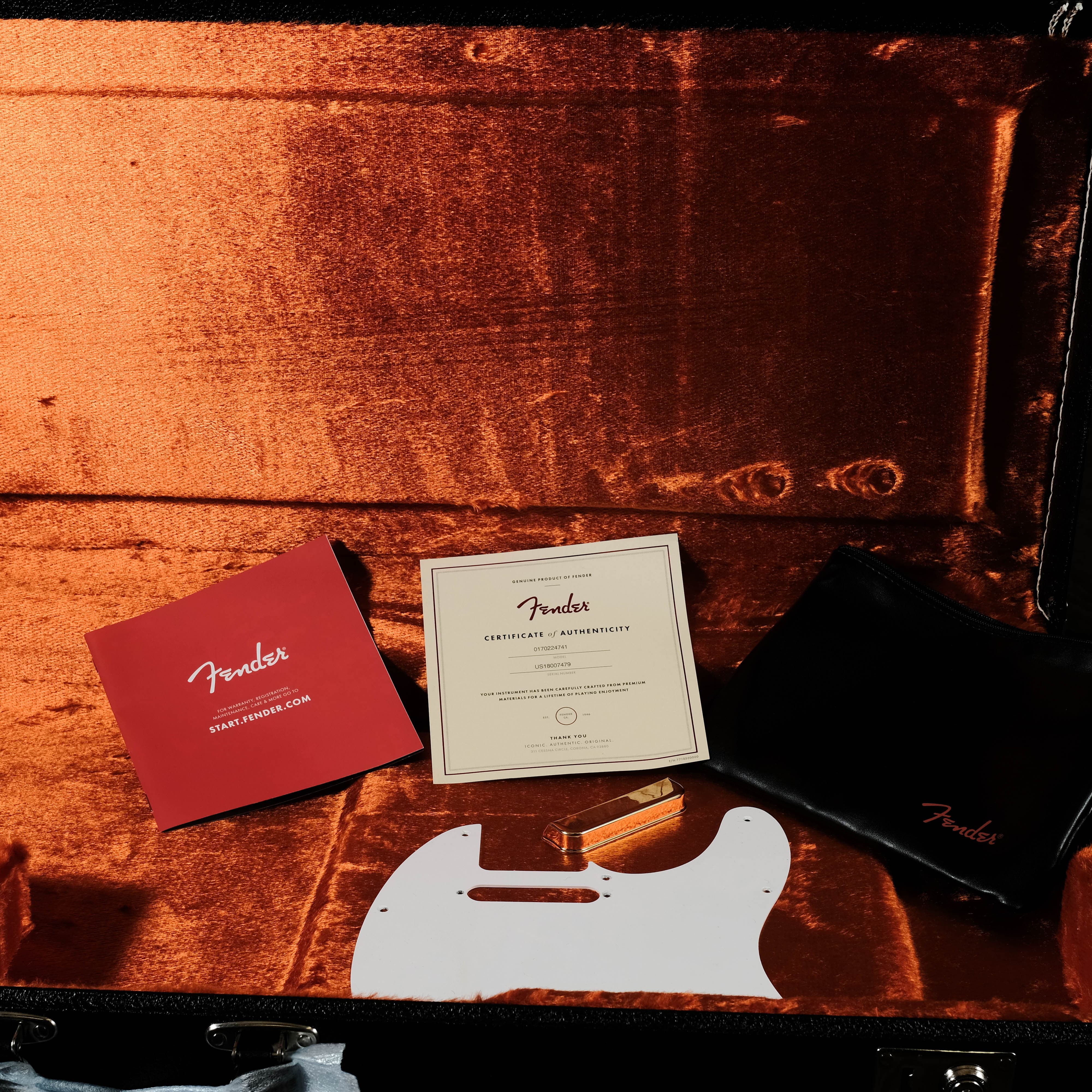 Used Fender Limited Edition American Pro Telecaster Vintage White Gold Hardware G&G Case - Image 12