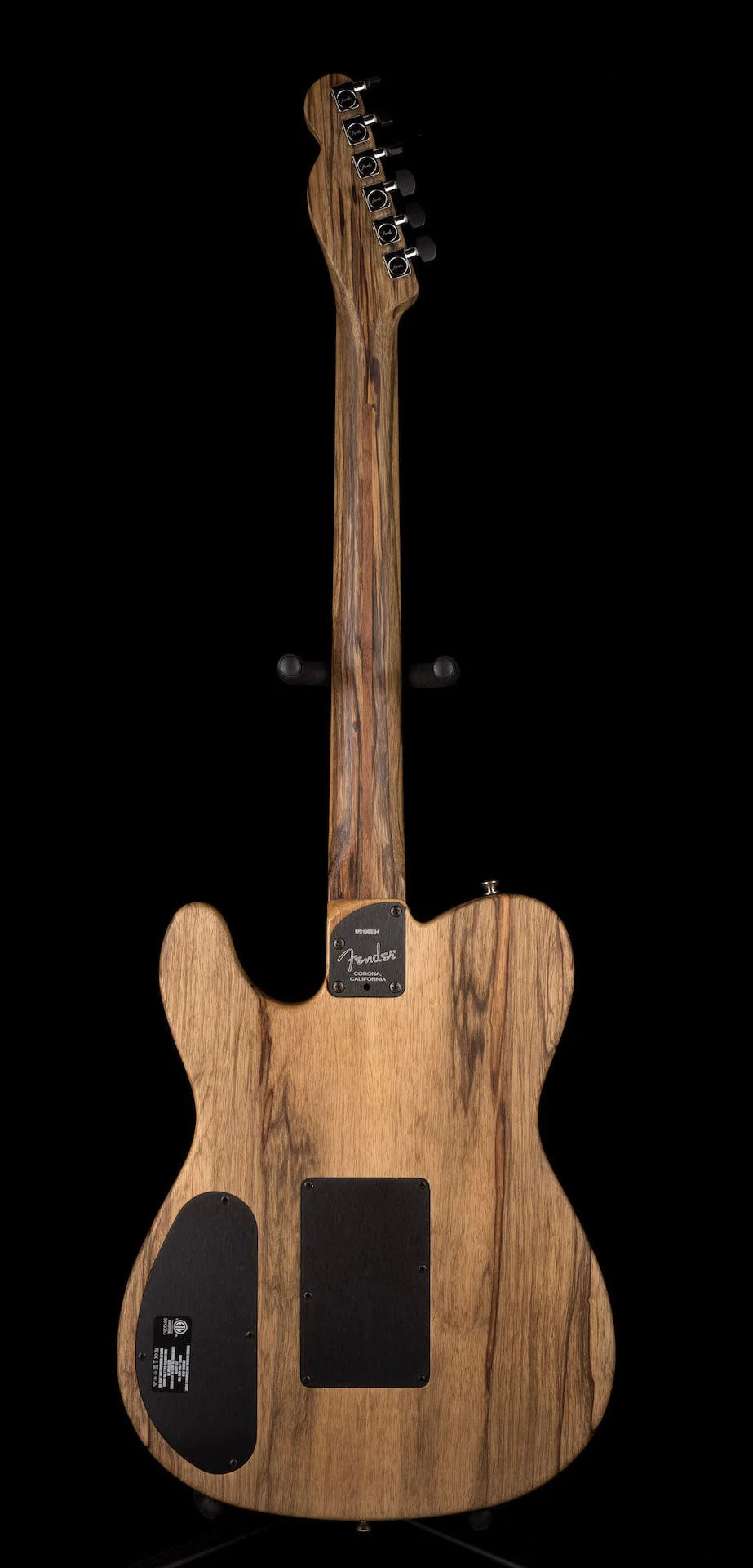 Used Fender Limited Edition Exotic Acoustasonic Telecaster Ziricote with OHSC - Image 12
