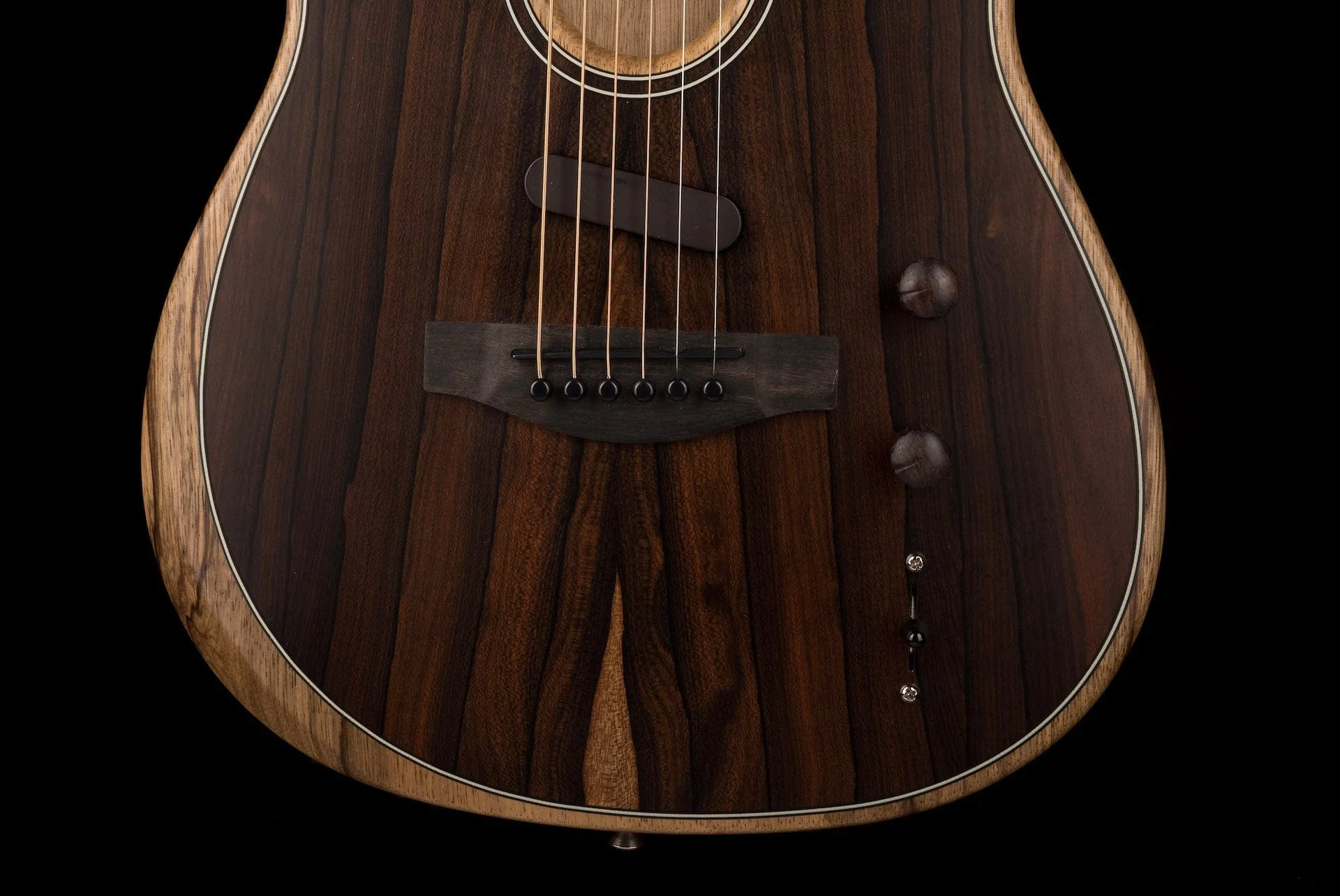 Used Fender Limited Edition Exotic Acoustasonic Telecaster Ziricote with OHSC - Image 5