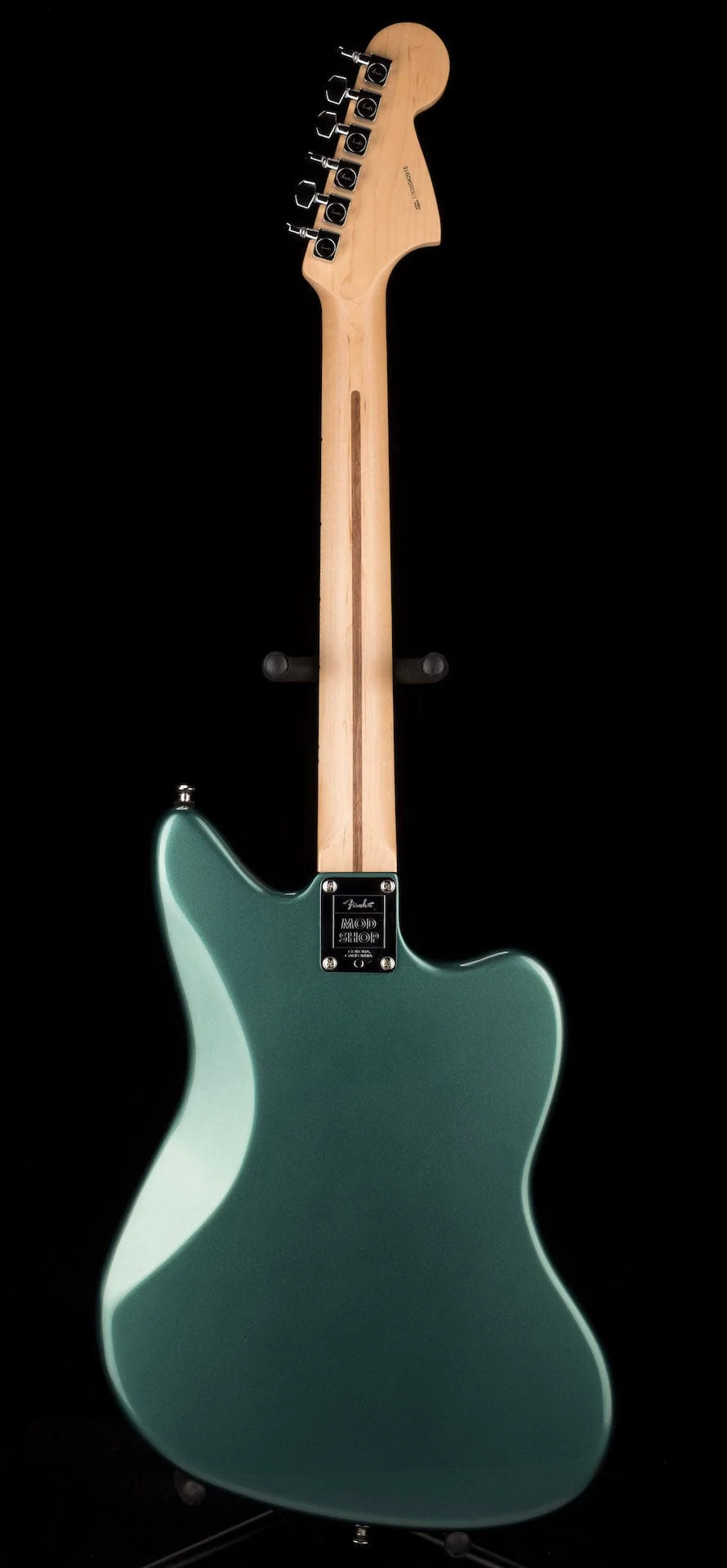 Used Fender Mod Shop Jaguar Left-Handed Sherwood Green With Case - Image 13