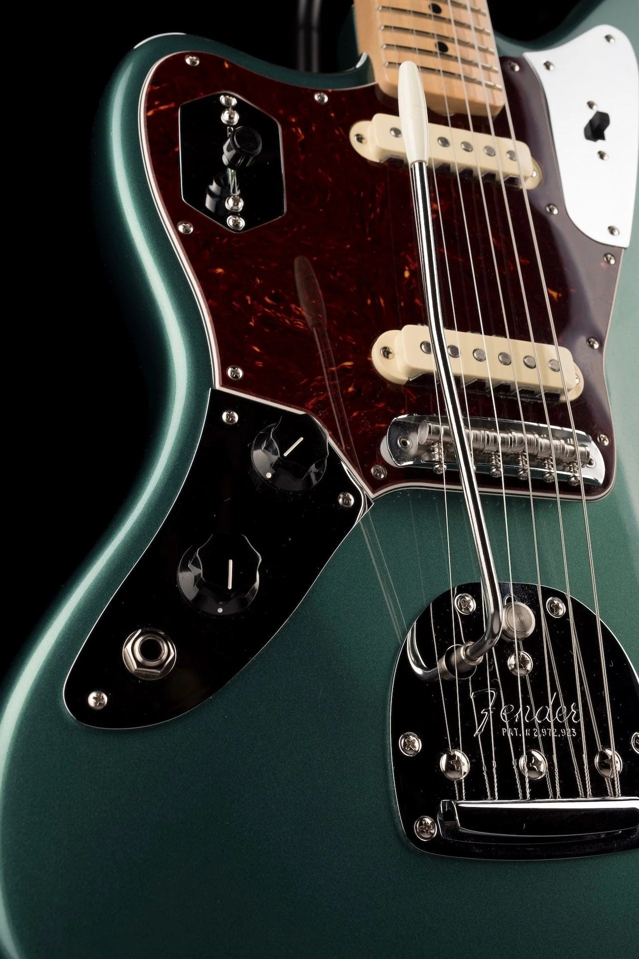 Used Fender Mod Shop Jaguar Left-Handed Sherwood Green With Case - Image 8