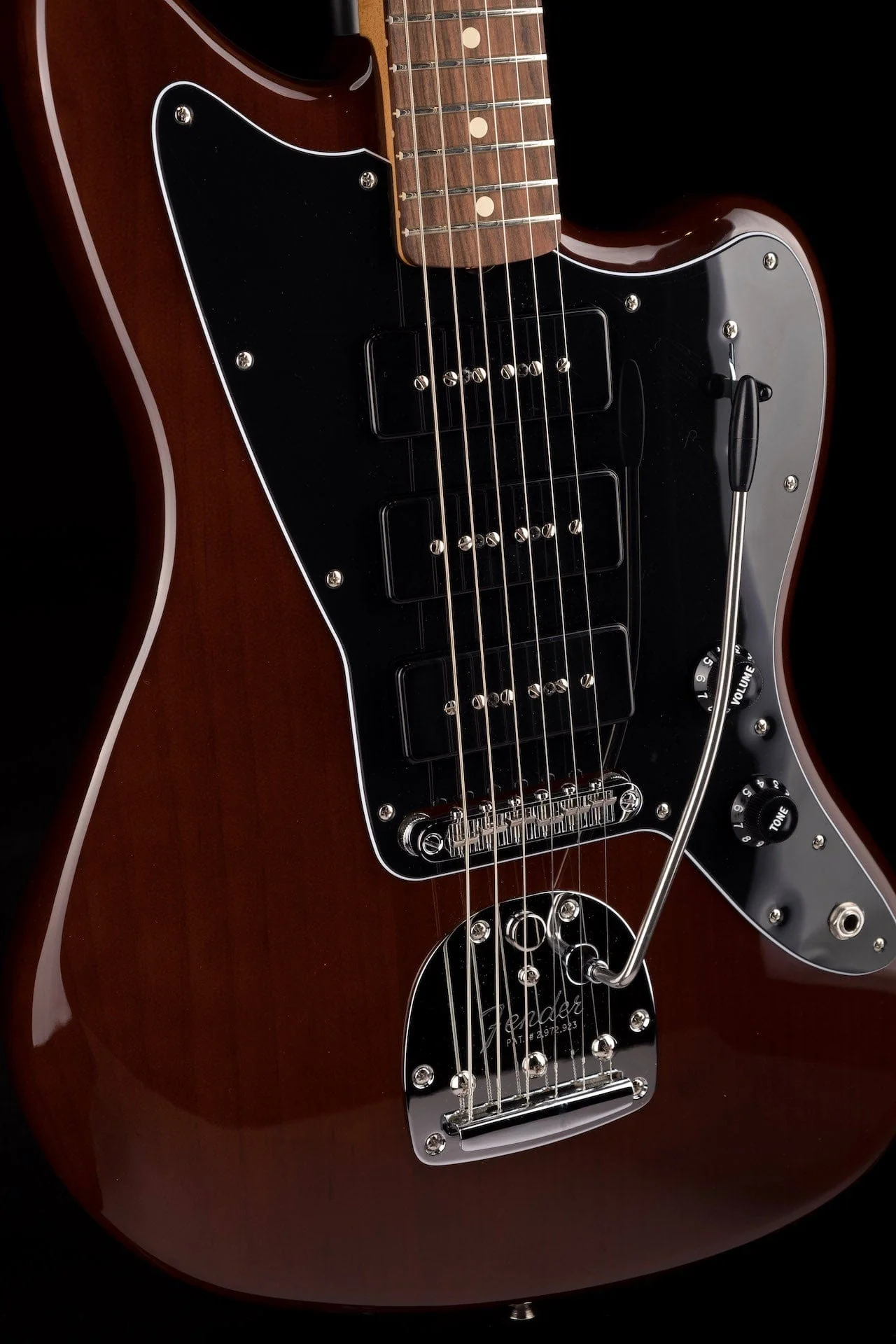 Used Fender Noventa Jazzmaster Walnut Electric Guitar With Gig Bag - Image 9